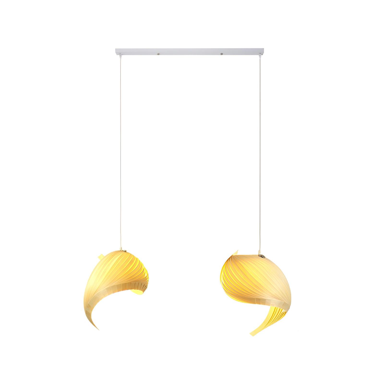 Cumiror Postmoderne Luxus Schalenholz Holz Pendelleuchte-Letslighting