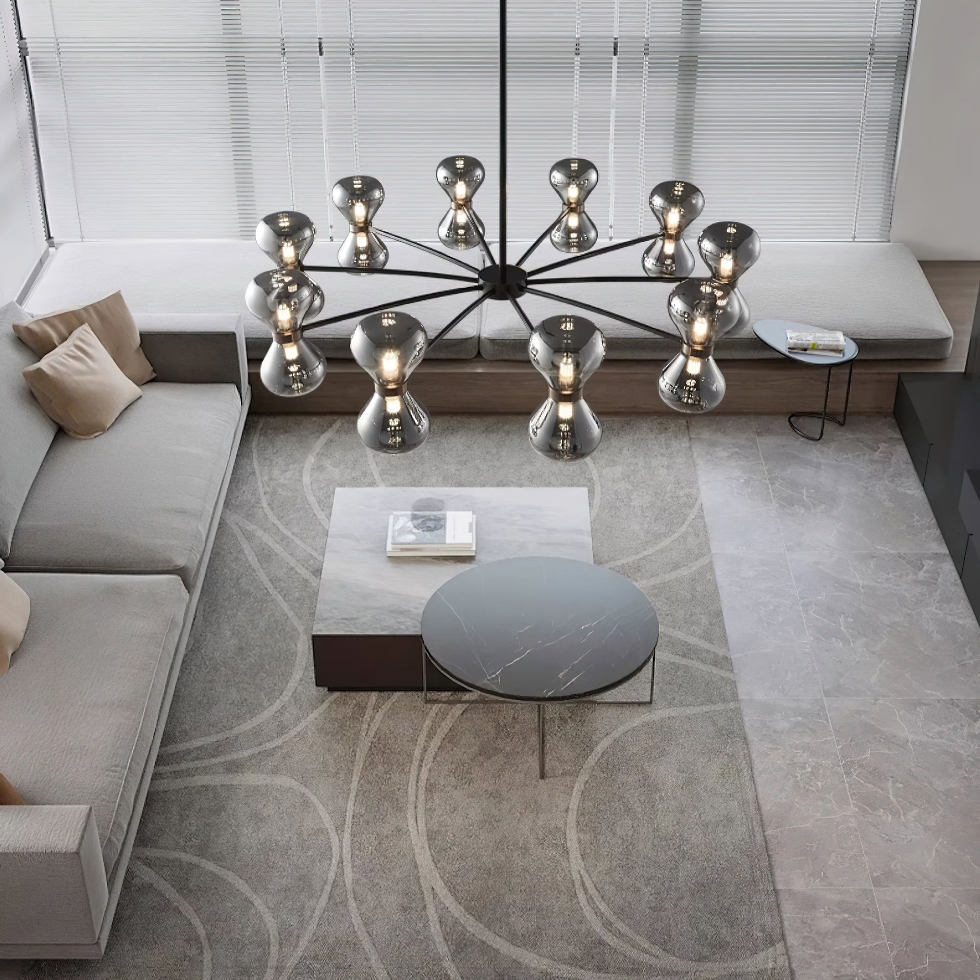 Nebula Chandelier - Blowlighting