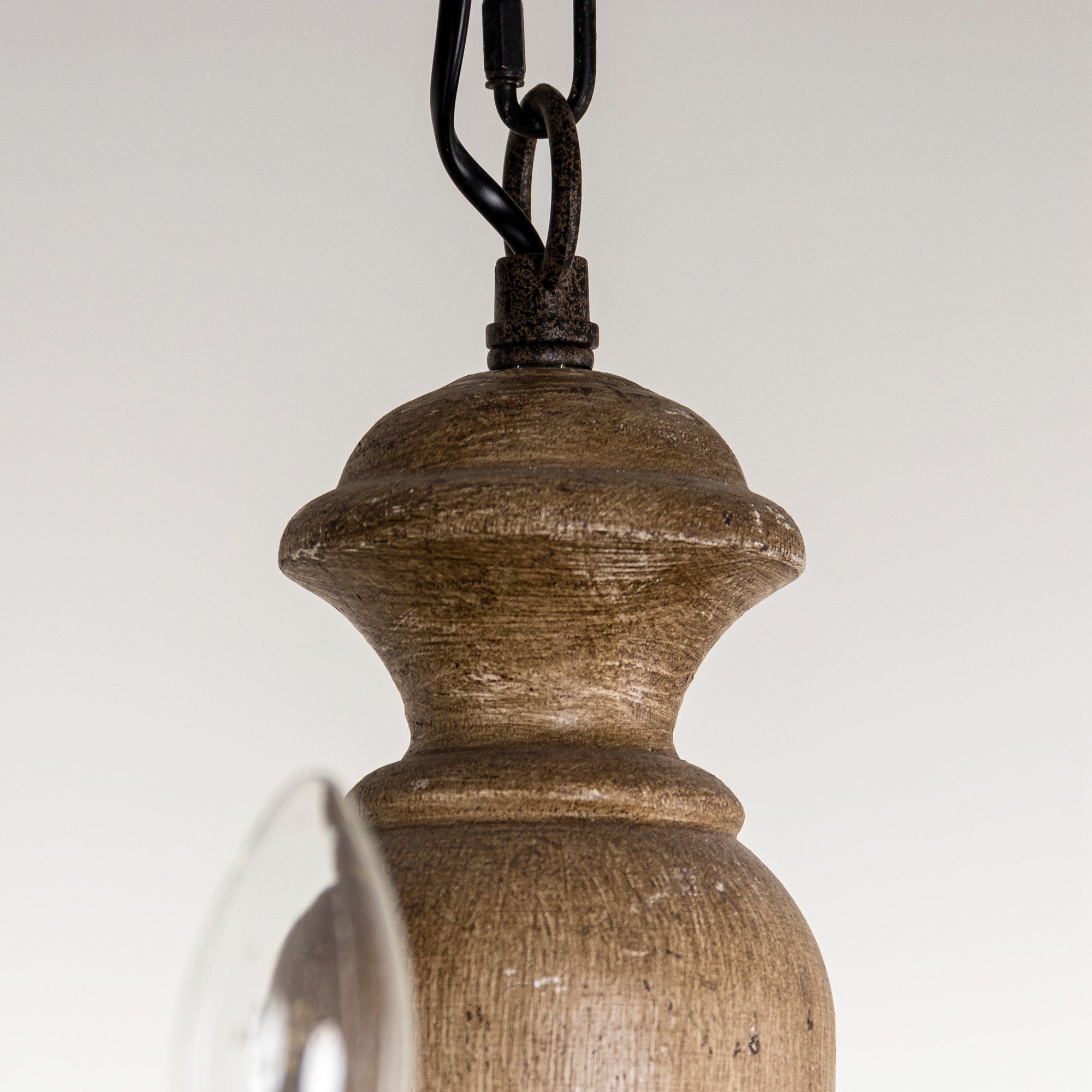 Evvine Holz Vintage Industrial Kronleuchter-Letslighting