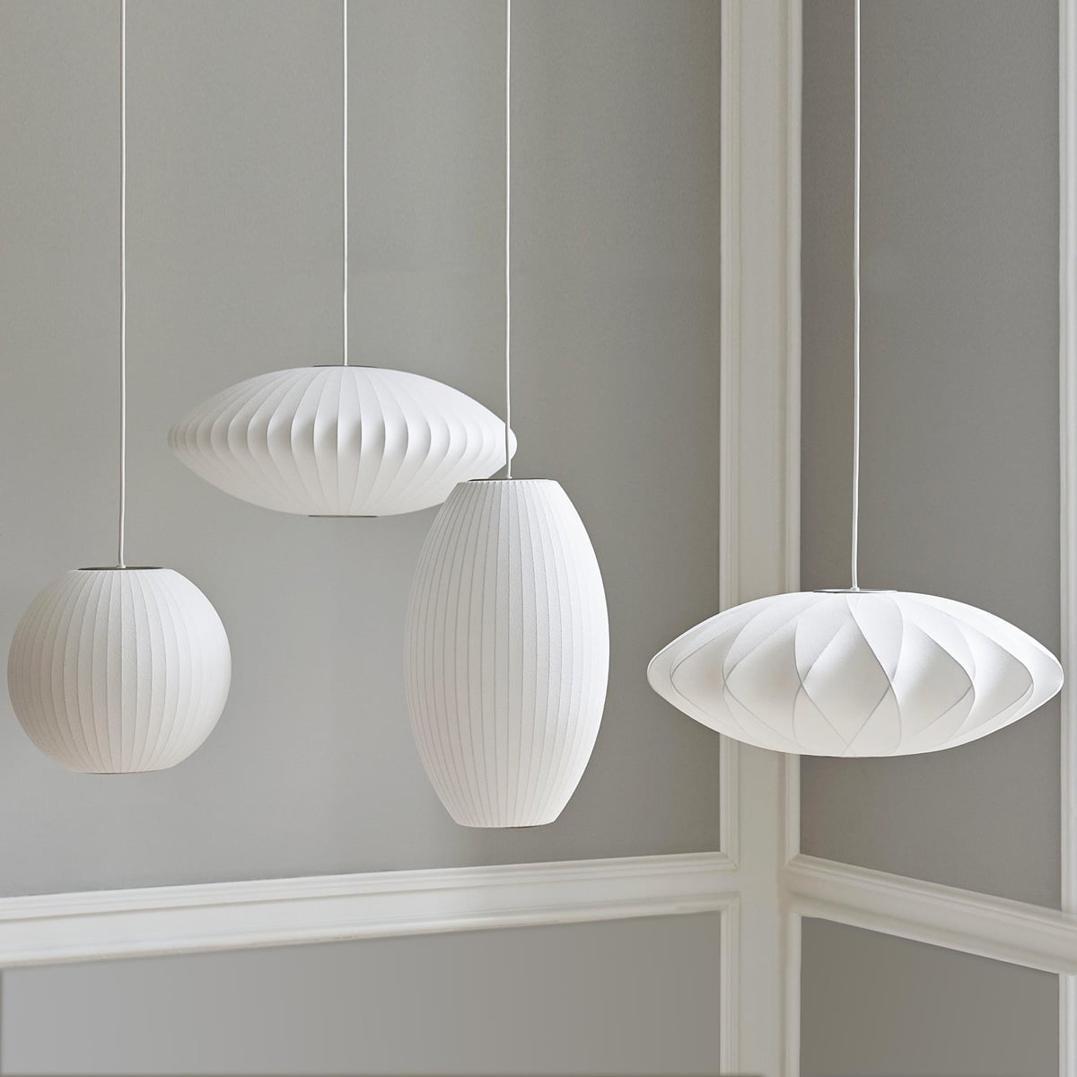 Nebula Blase Maulbeerseide Pendelleuchte Lampe-Letslighting