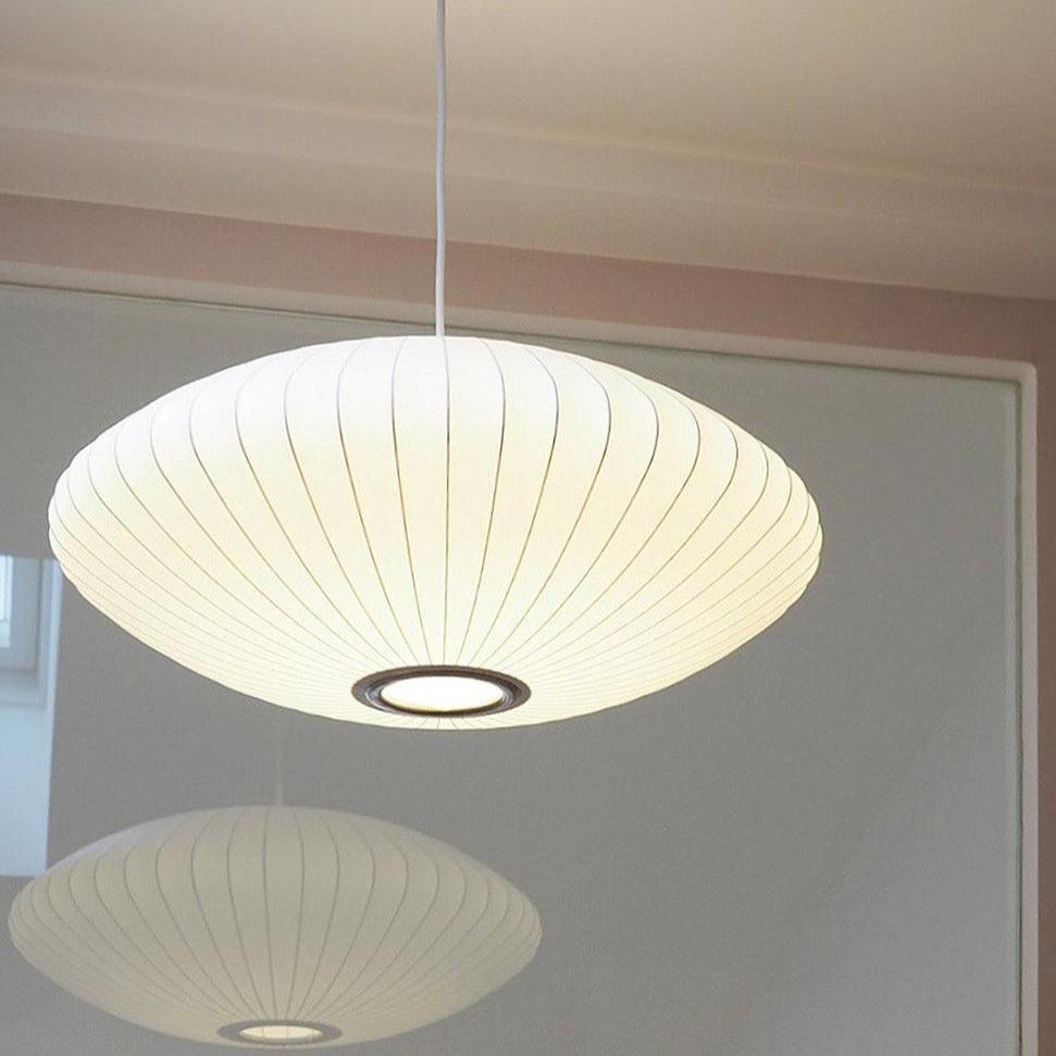 Nebula Blase Maulbeerseide Pendelleuchte Lampe-Letslighting