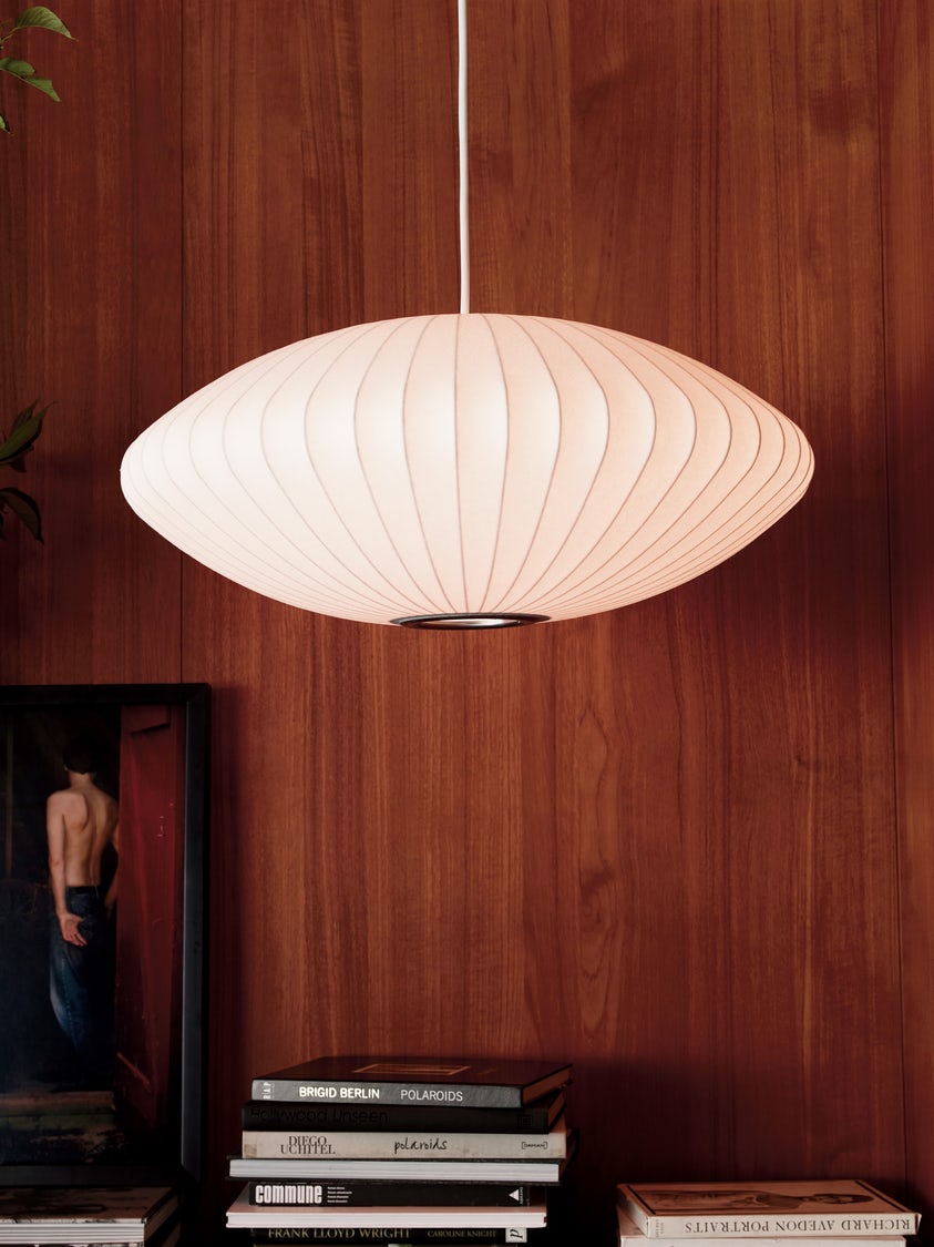 Nebula Blase Maulbeerseide Pendelleuchte Lampe-Letslighting