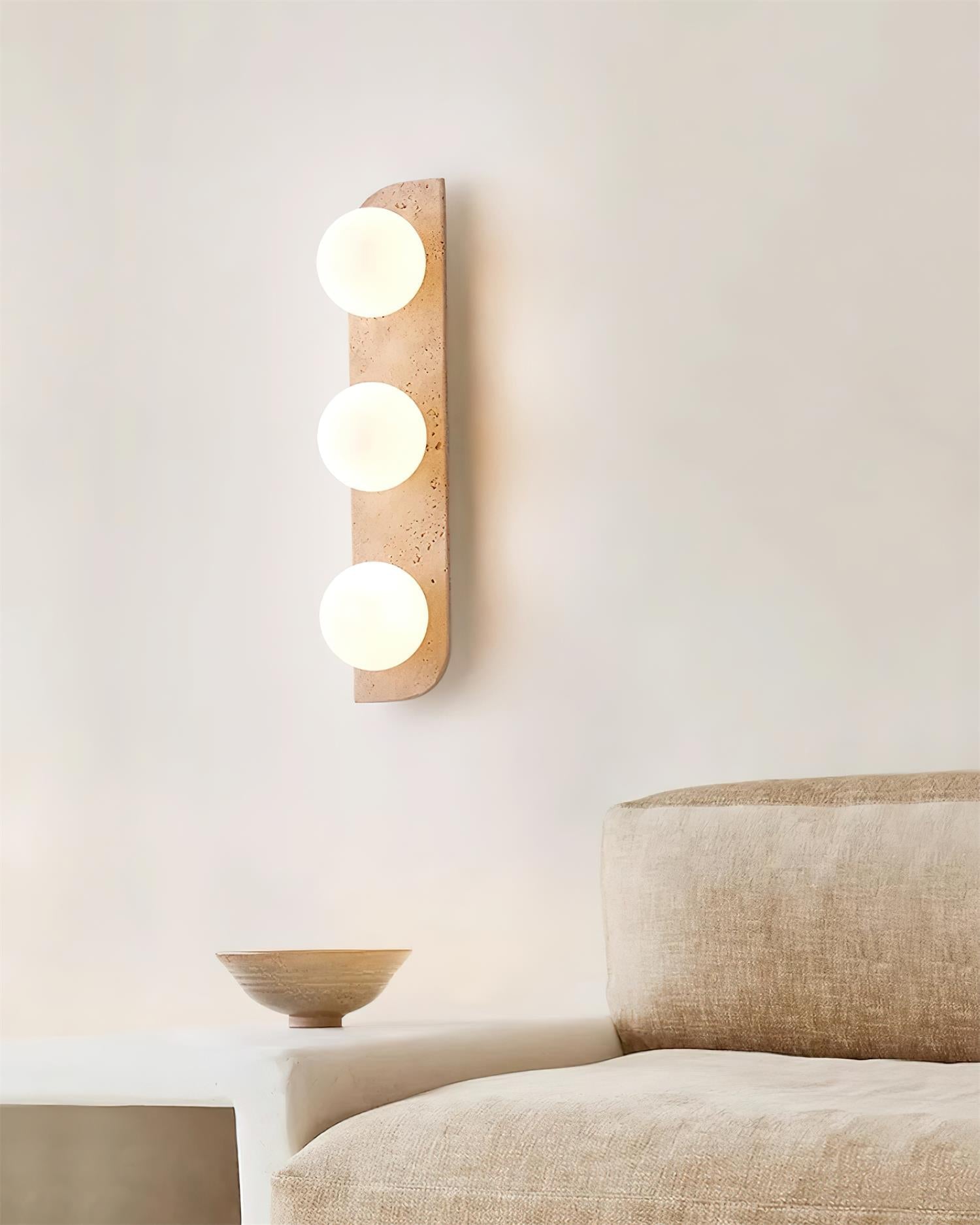 Ritta Travertine Wall Lamp - Letslighting