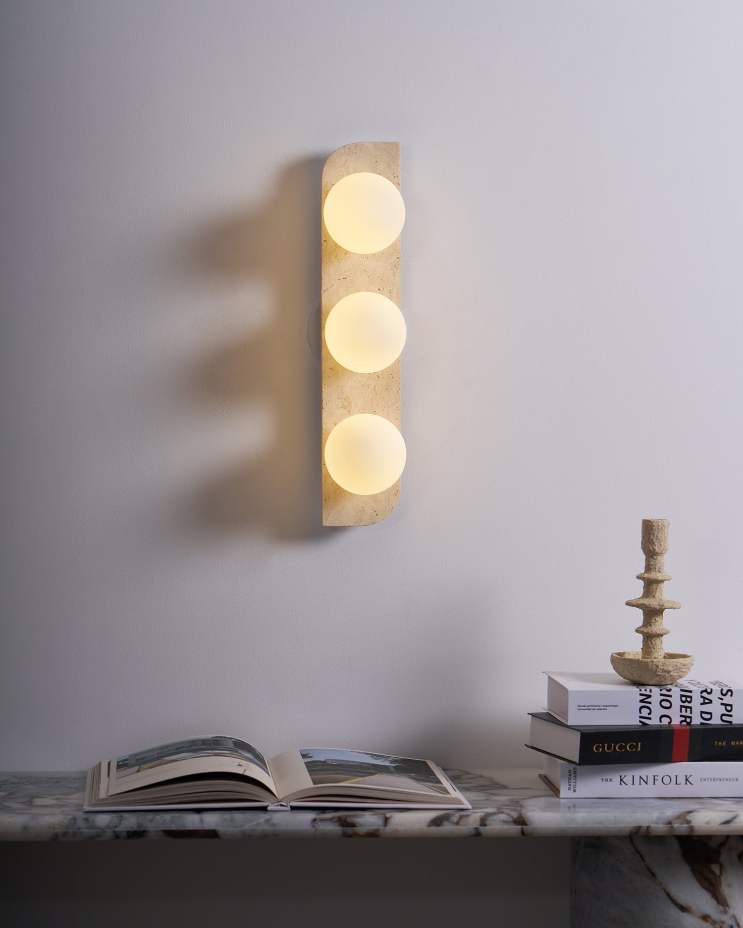 Ritta Travertine Wall Lamp - Letslighting