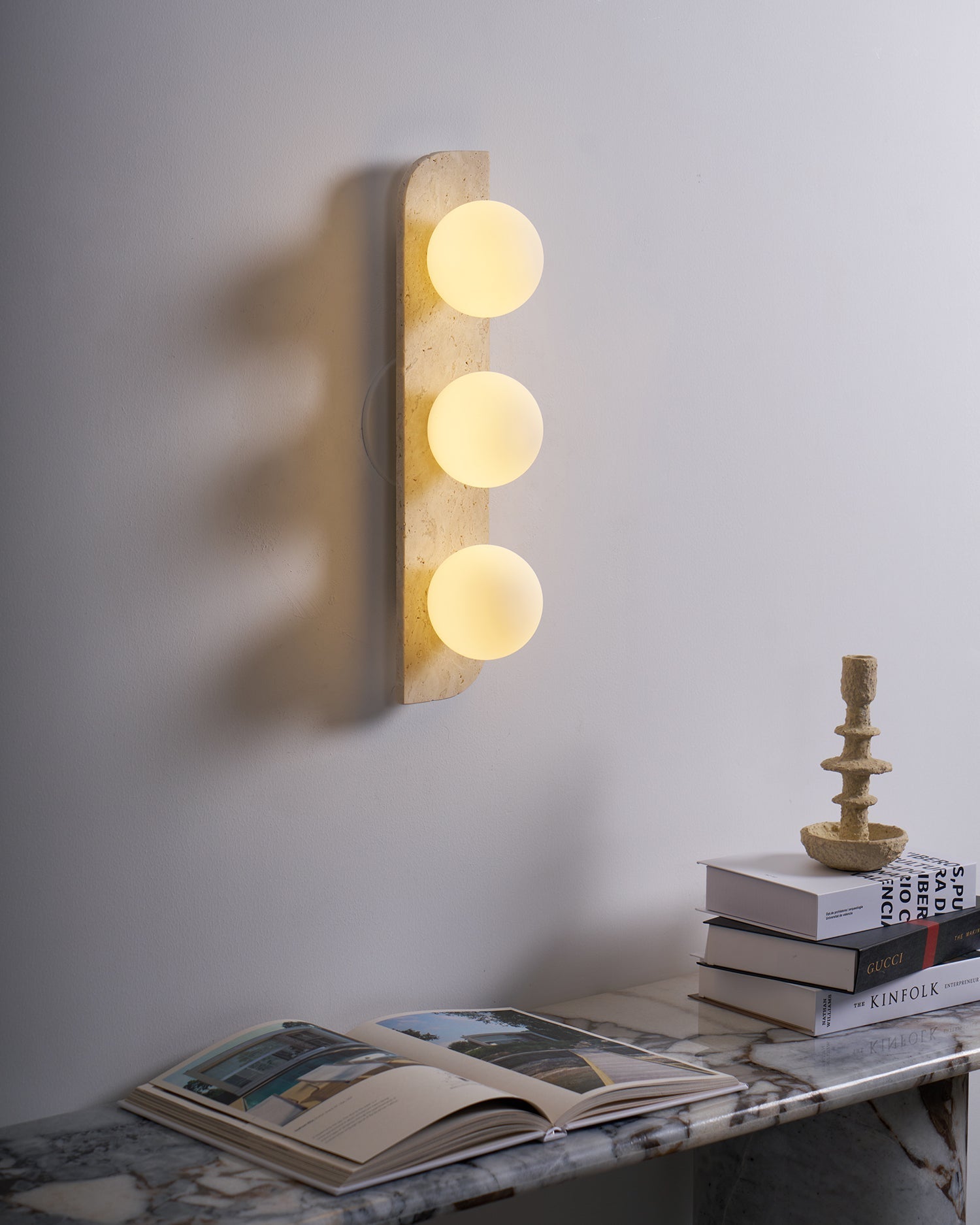 Ritta Travertine Wall Lamp - Letslighting