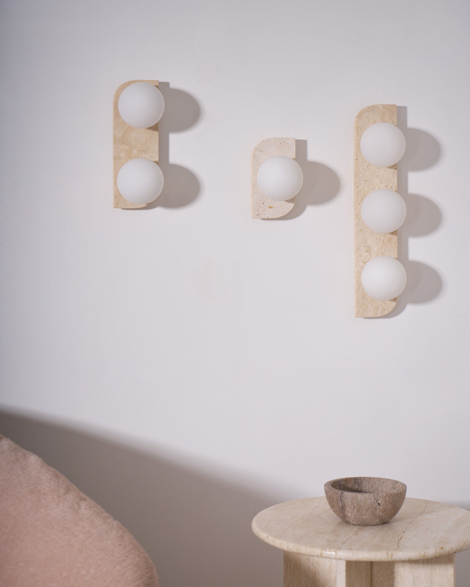 Ritta Travertine Wall Lamp - Letslighting