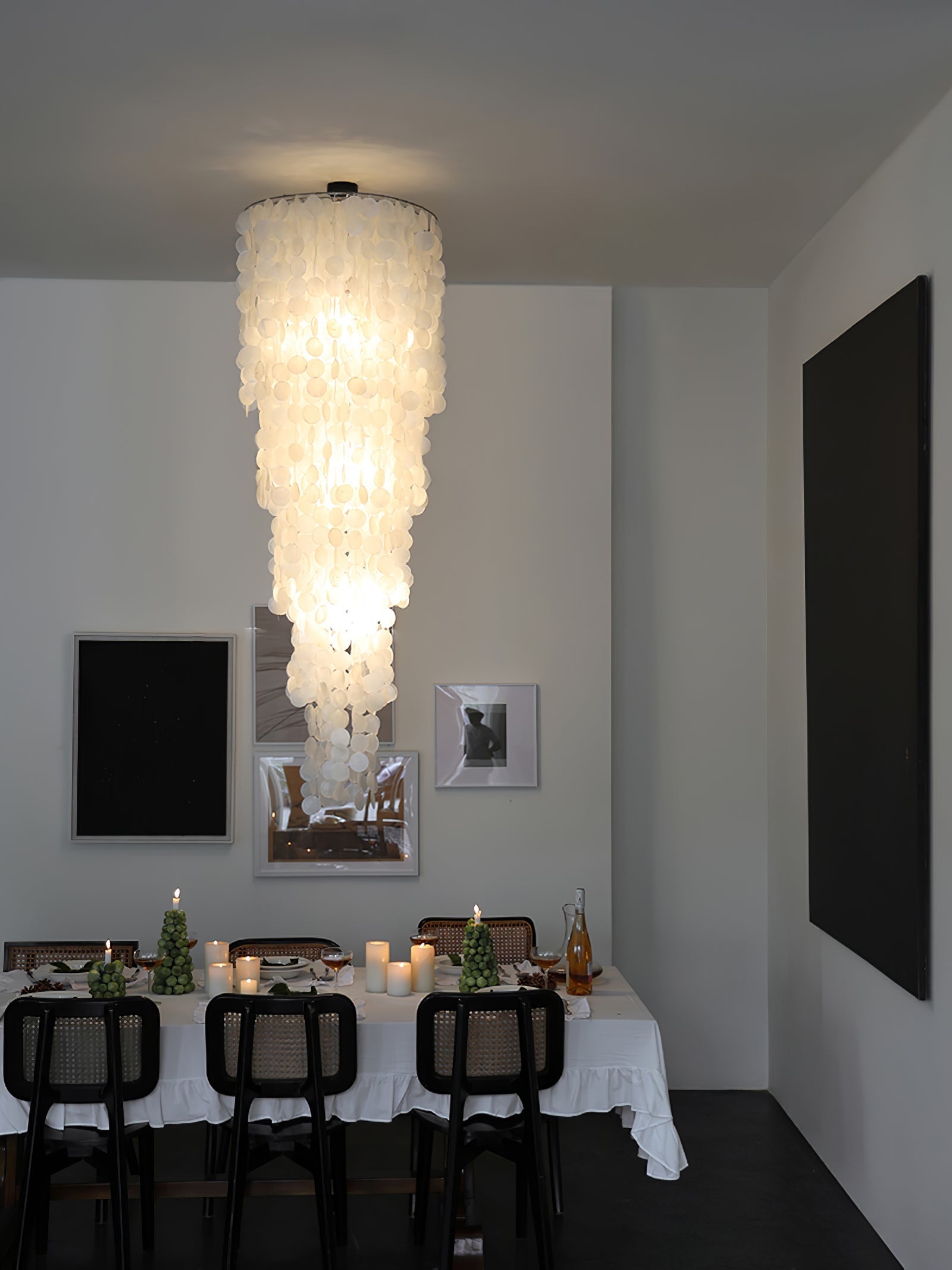 Eloryra Kaskadierender Glas-Kronleuchter-Letslighting