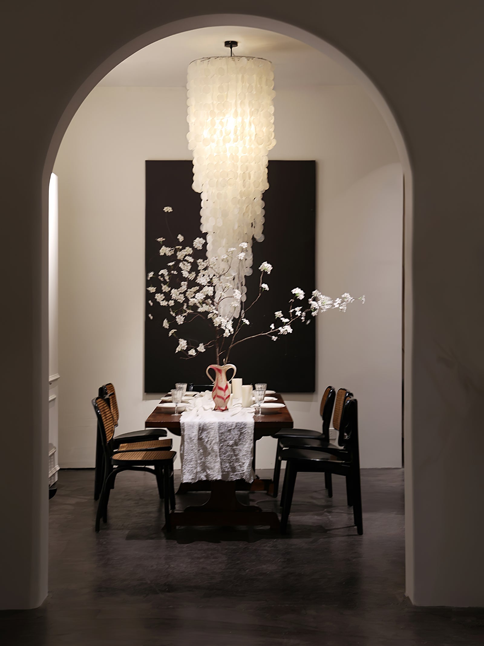 Eloryra Kaskadierender Glas-Kronleuchter-Letslighting