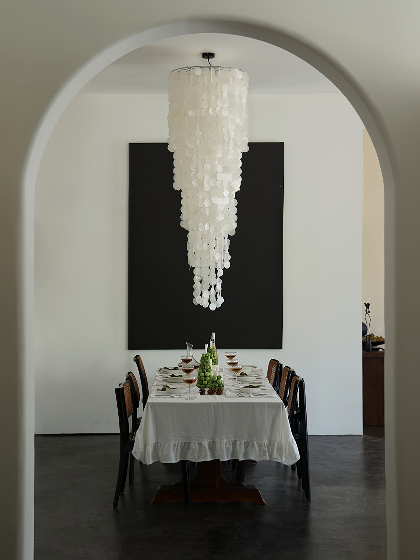 Eloryra Kaskadierender Glas-Kronleuchter-Letslighting