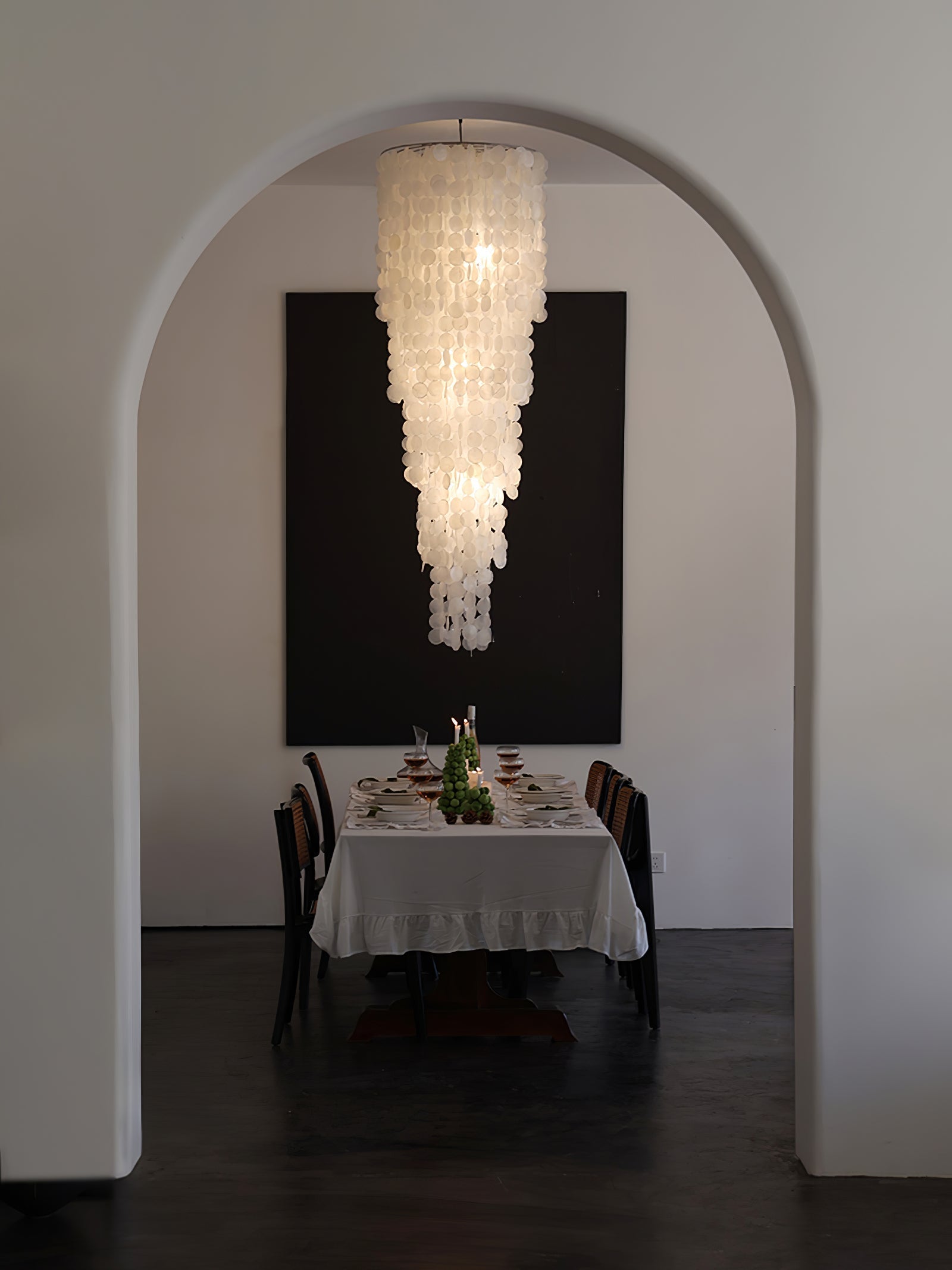 Eloryra Kaskadierender Glas-Kronleuchter-Letslighting