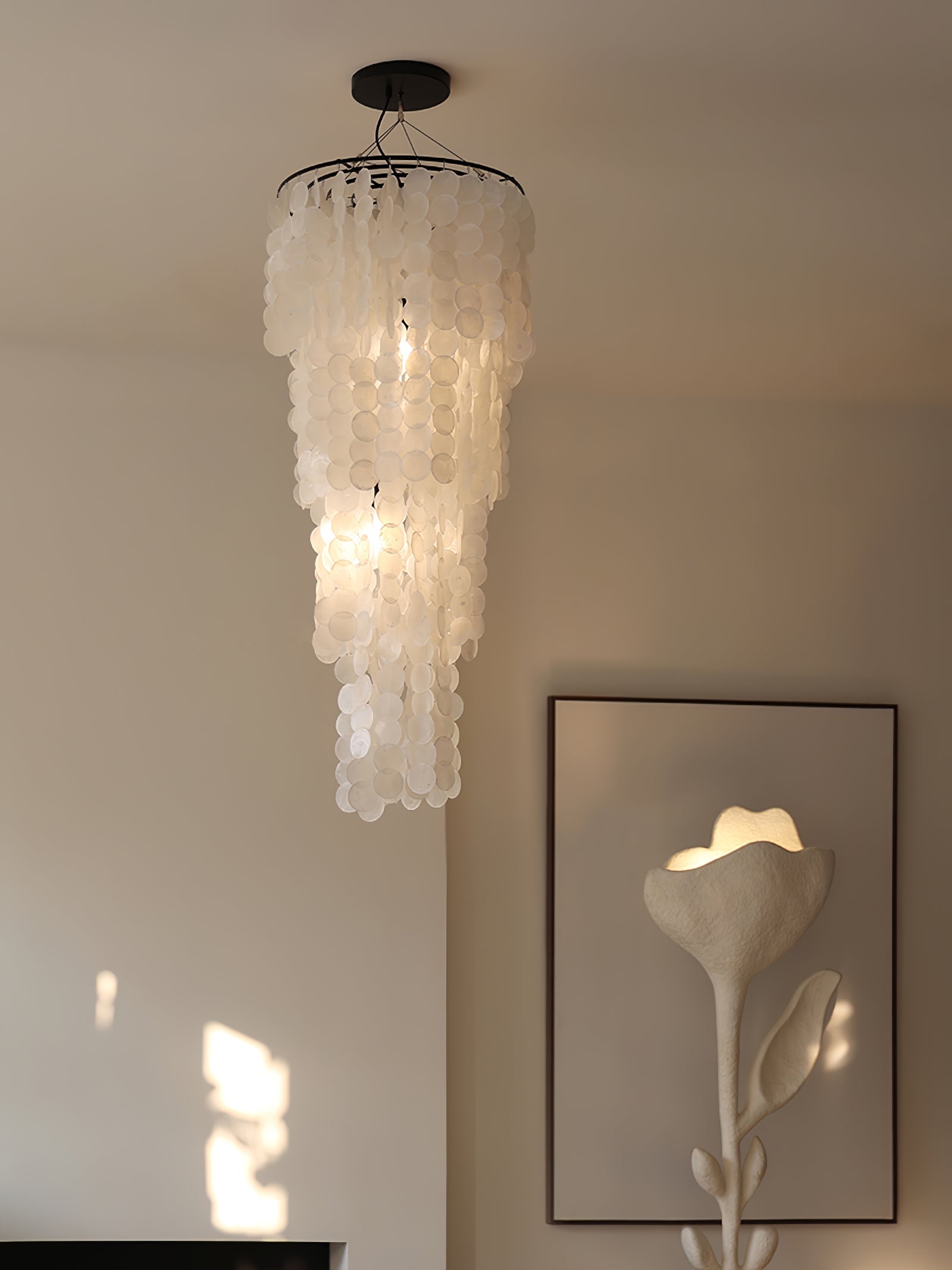 Eloryra Kaskadierender Glas-Kronleuchter-Letslighting