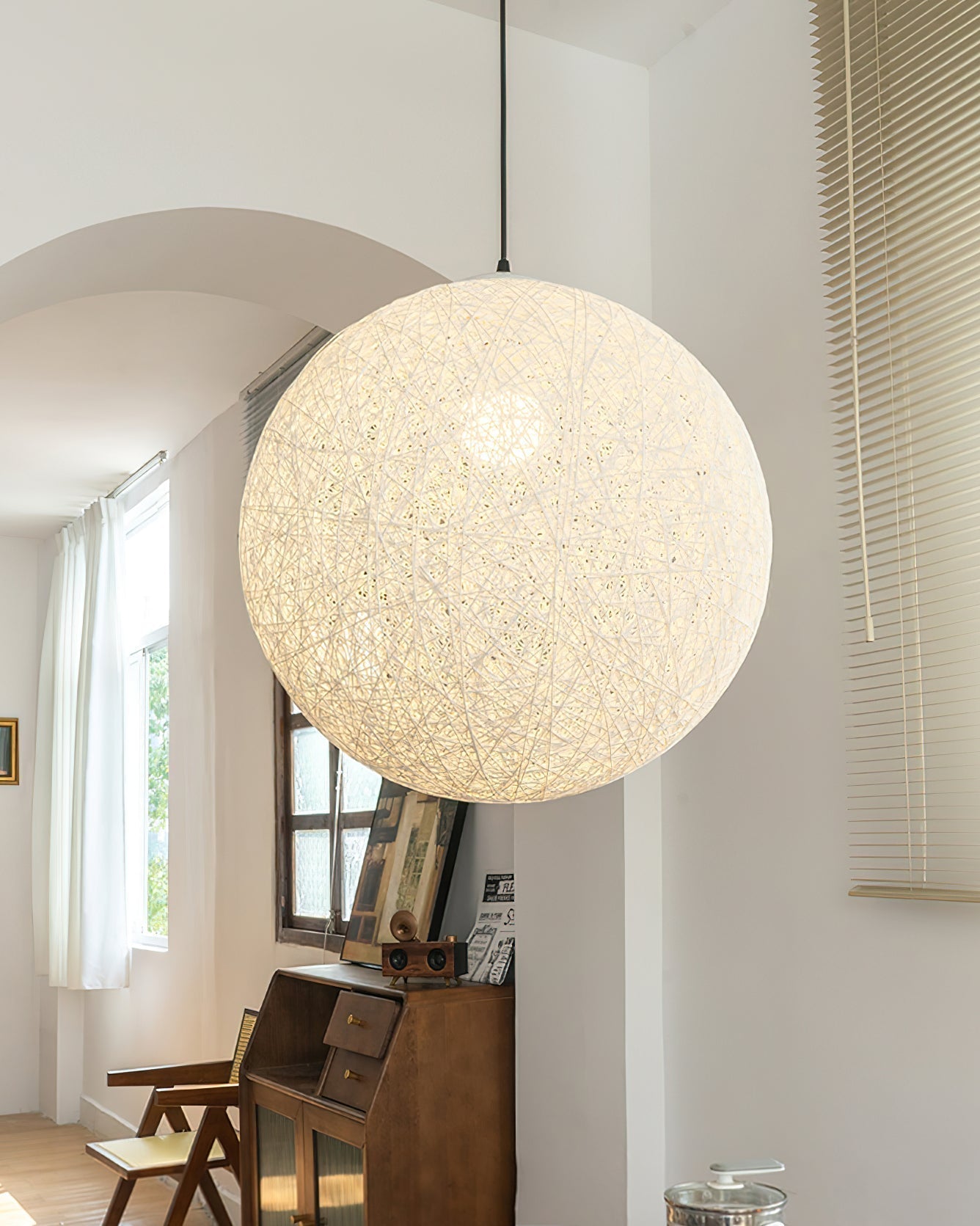 Cashae Modern Minimalistisch Kugel Pendelleuchte-Letslighting