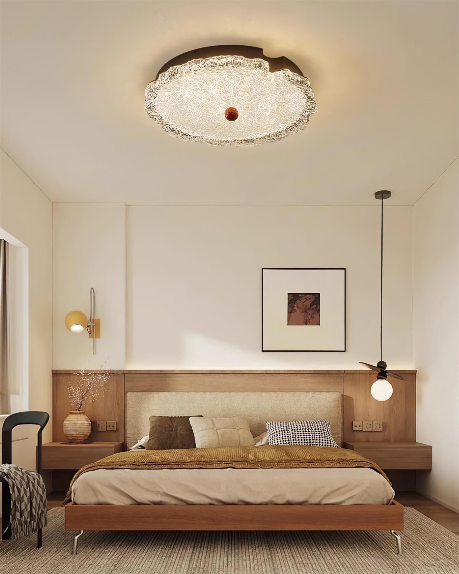 Gialo Deckenleuchte Glas Modern Strukturiert-Letslighting