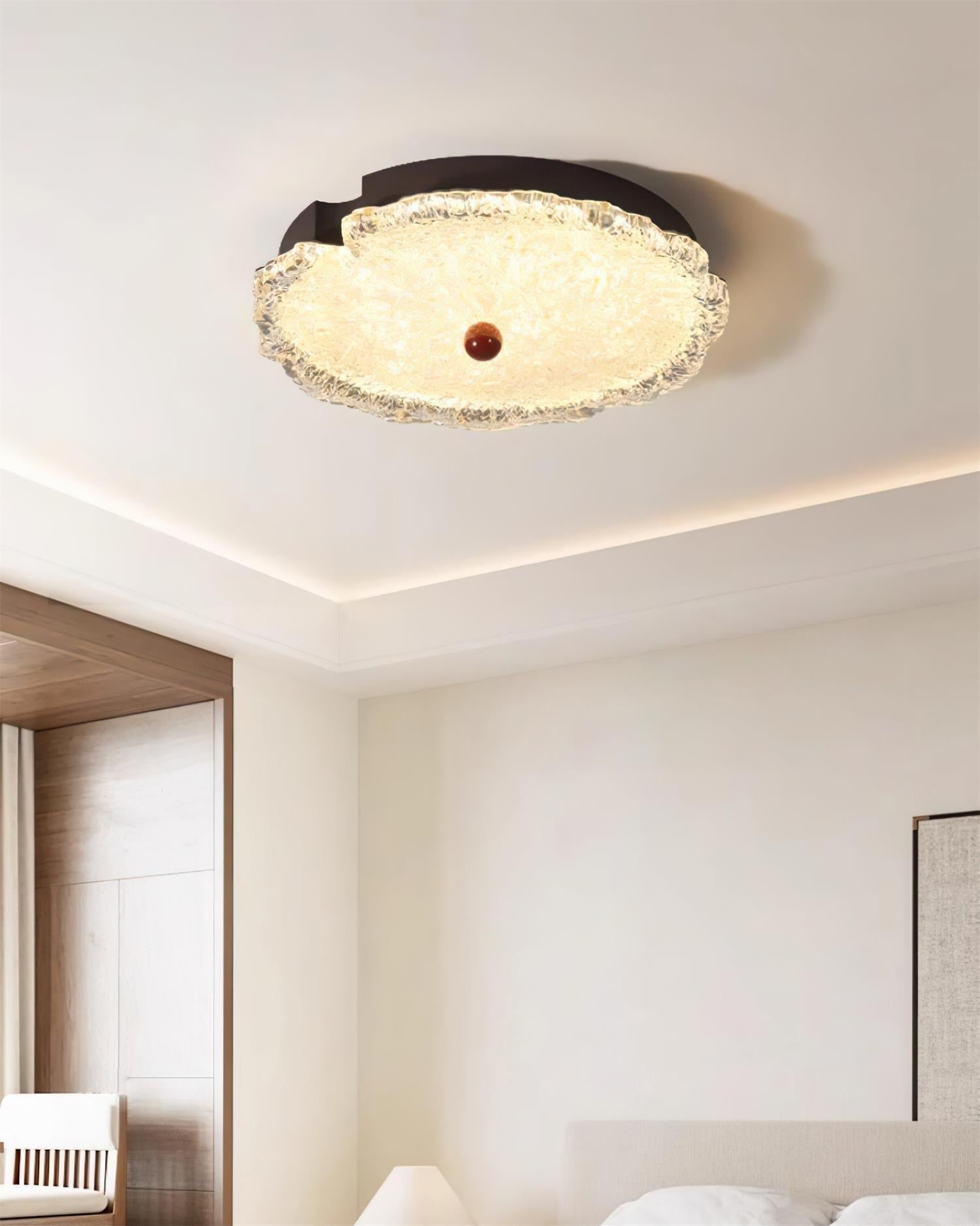 Gialo Deckenleuchte Glas Modern Strukturiert-Letslighting