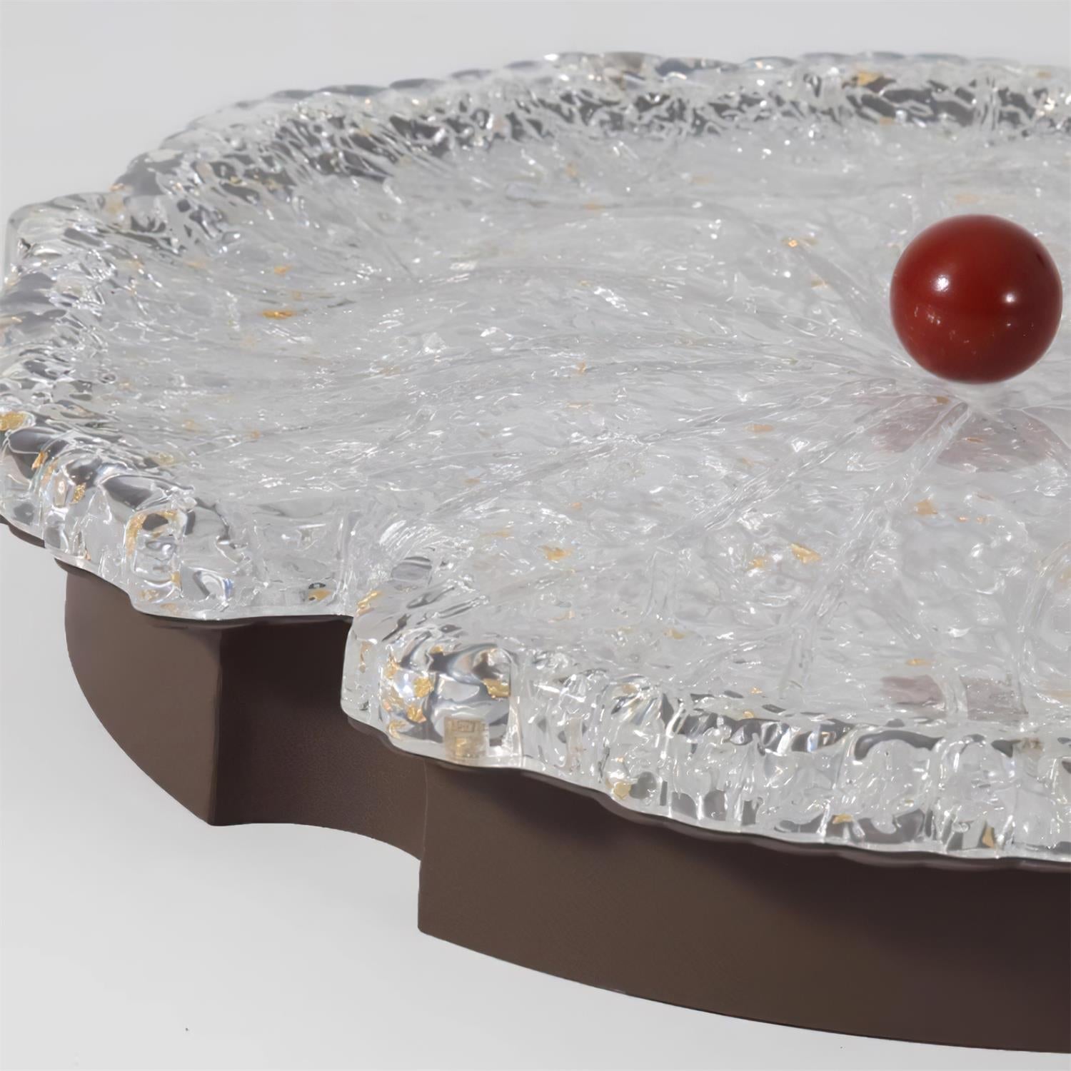 Gialo Deckenleuchte Glas Modern Strukturiert-Letslighting