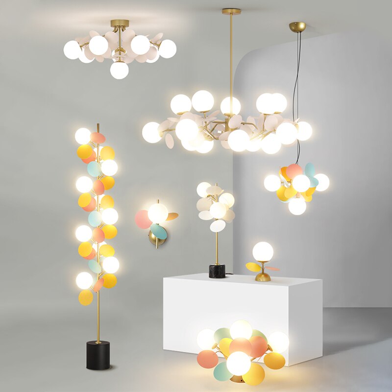 Aria Modern Kronleuchter Weltkugel Kinderzimmer, Mehrfarbig, Metall-Letslighting
