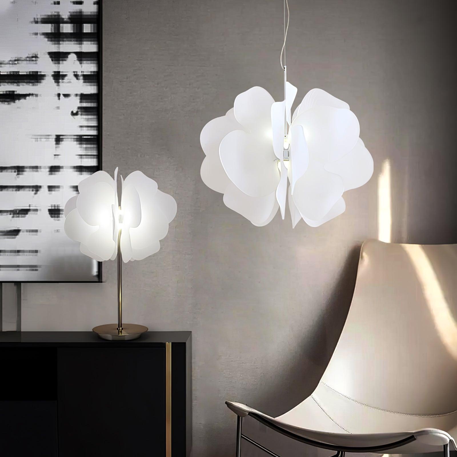 Lustra Hängeleuchte Kunststoff Floral-Letslighting