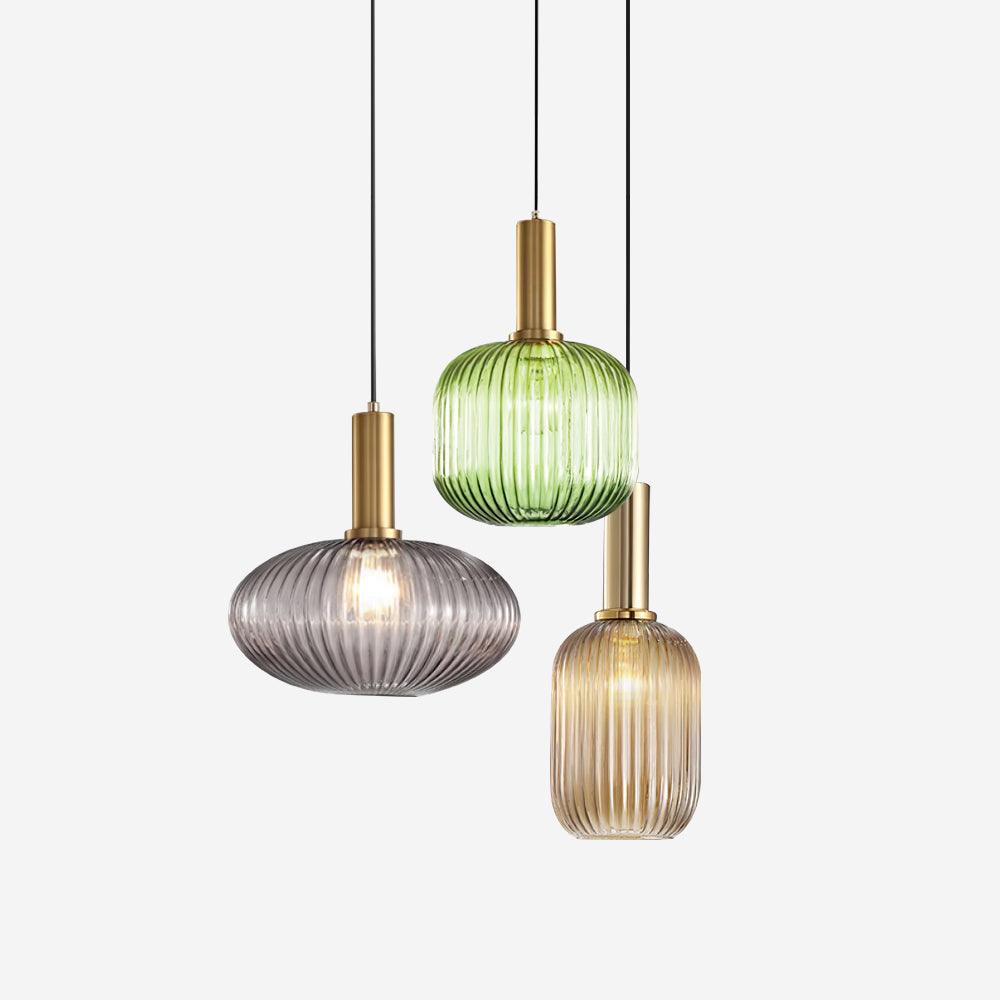 Elara Ribbed Pendant Lamp - Letslighting