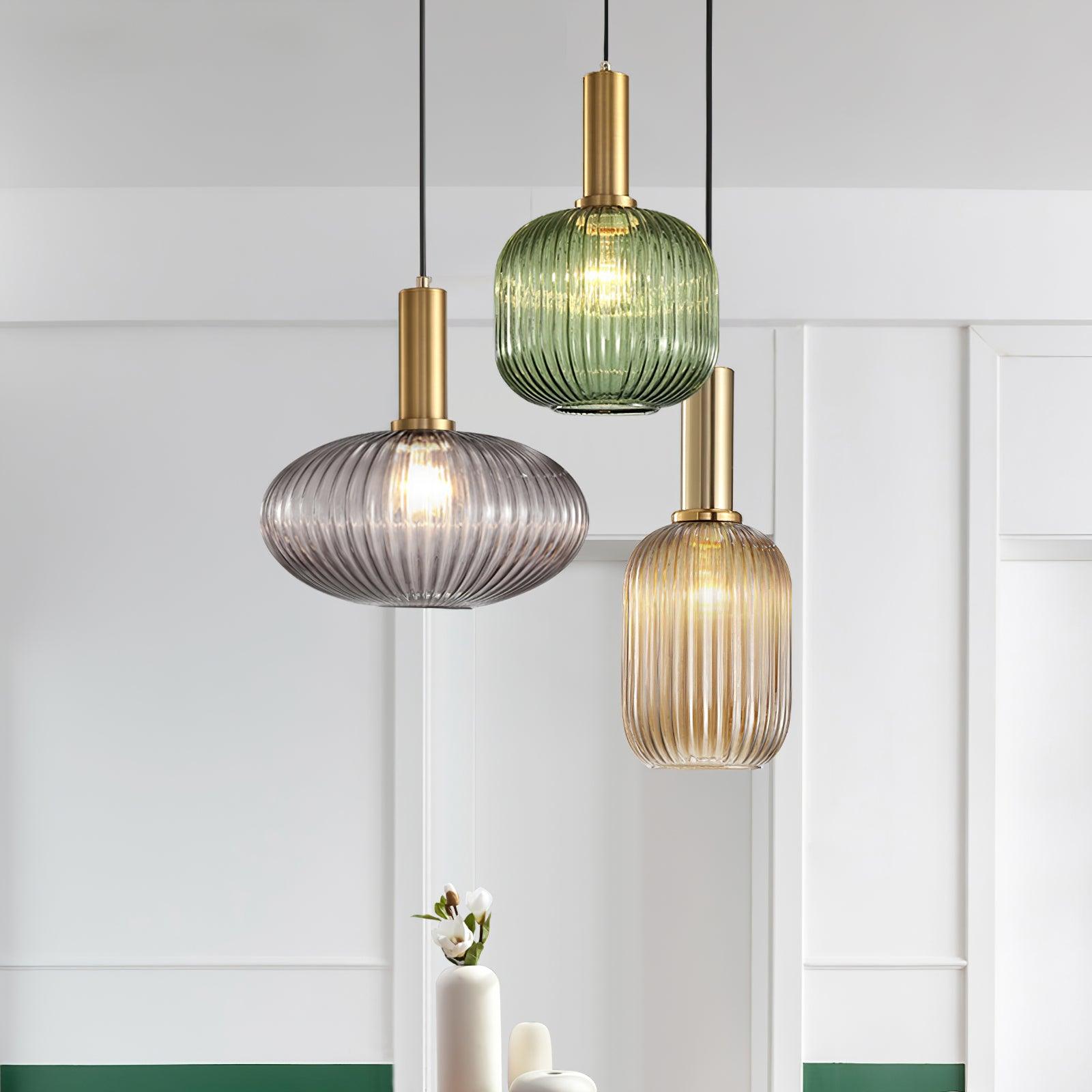 Elara Ribbed Pendant Lamp - Letslighting