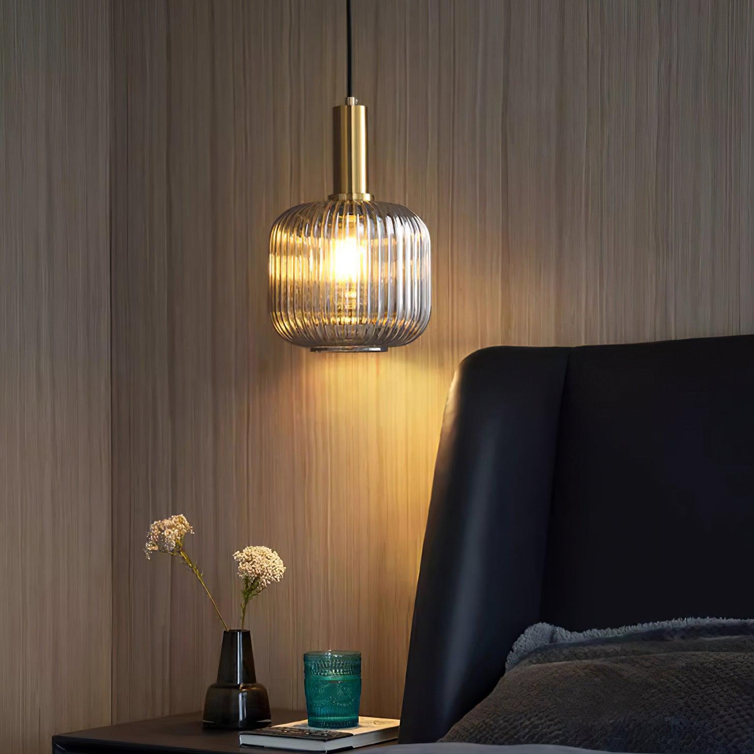 Elara Ribbed Pendant Lamp - Letslighting