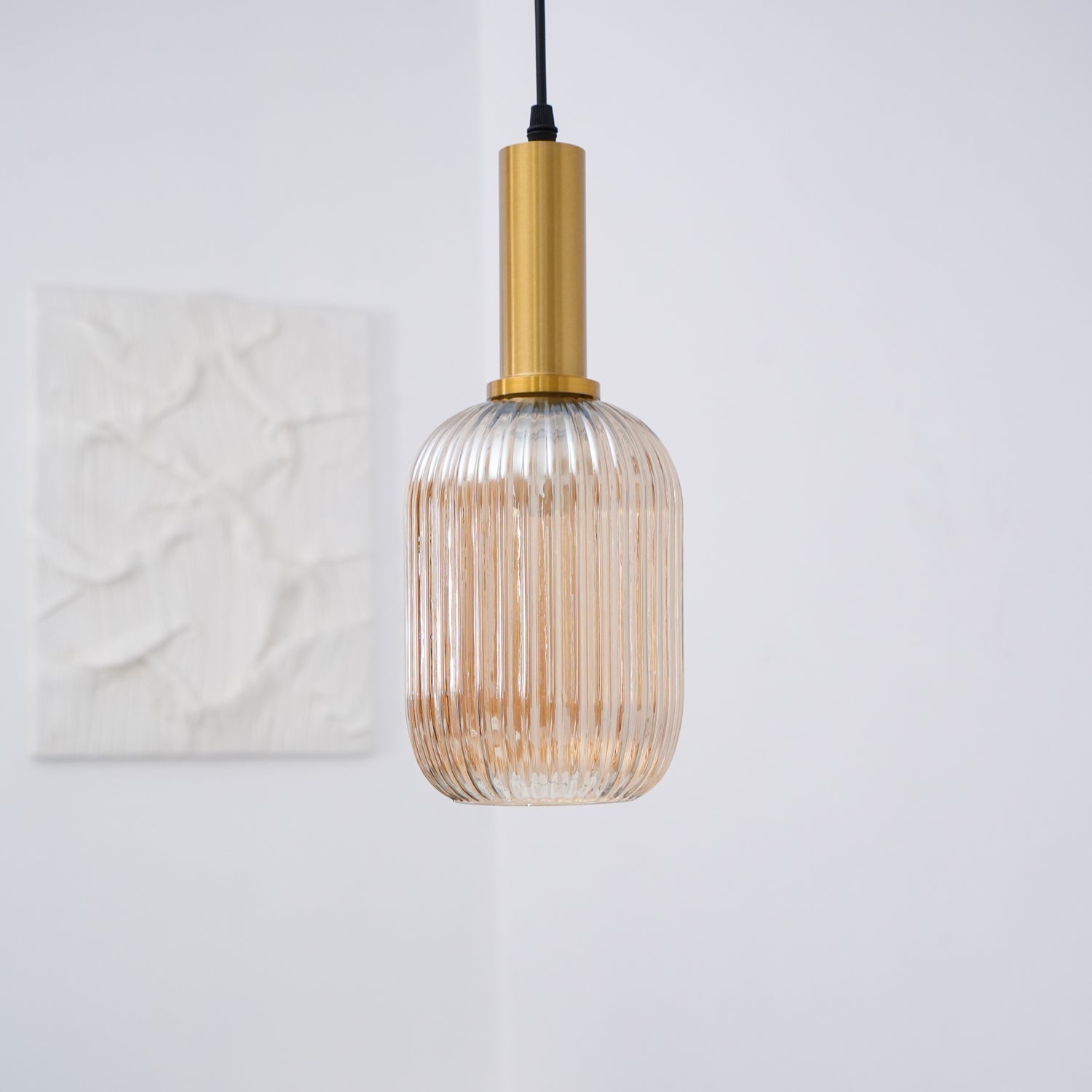 Elara Ribbed Pendant Lamp - Letslighting