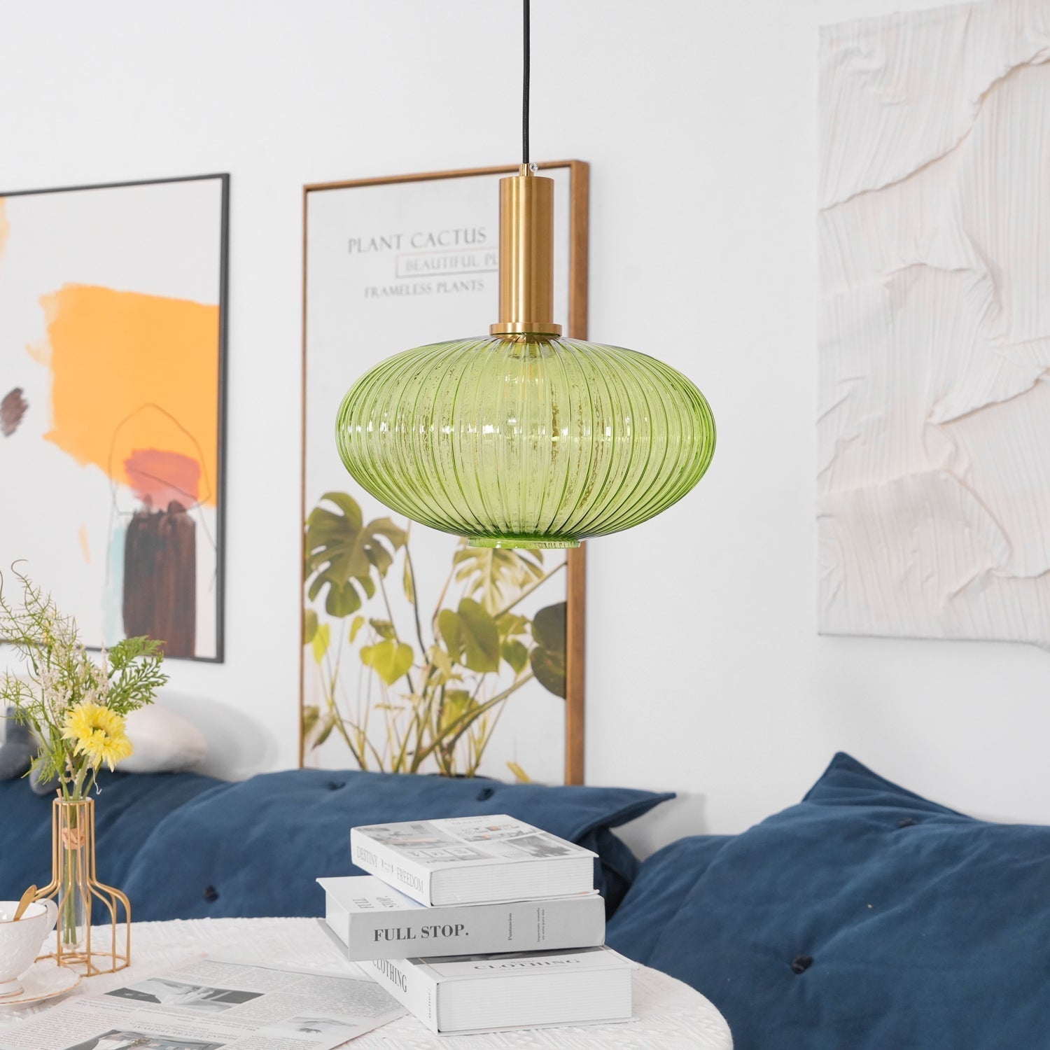 Elara Ribbed Pendant Lamp - Letslighting