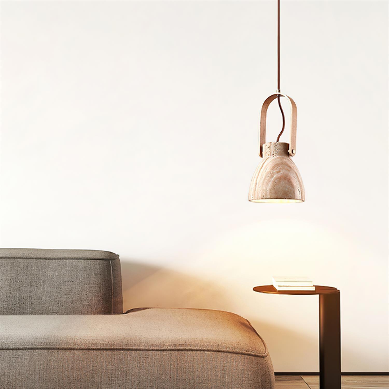 Cesta Travertine Pendant Light - Letslighting