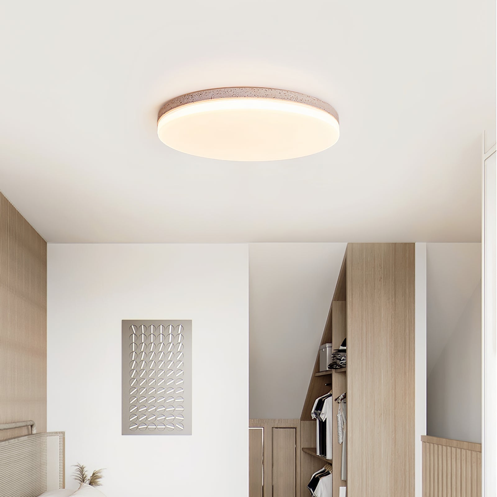 Orla Travertine Ceiling Light - Neutralighting