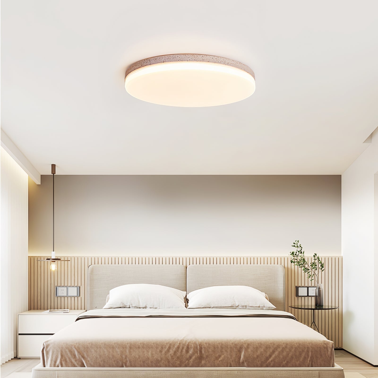 Orla Travertine Ceiling Light - Neutralighting
