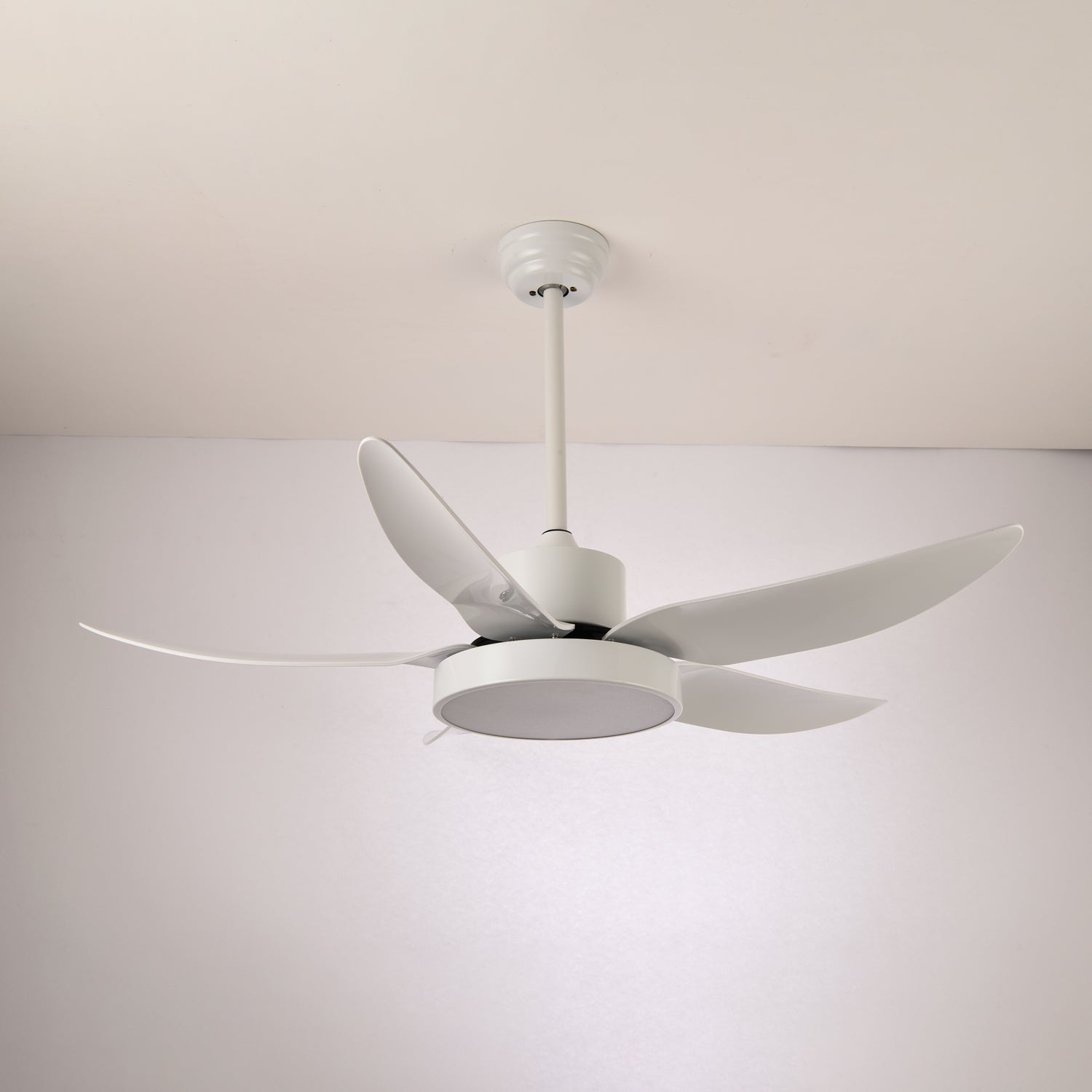 Auron Moderne Deckenventilatorleuchte in Weiß