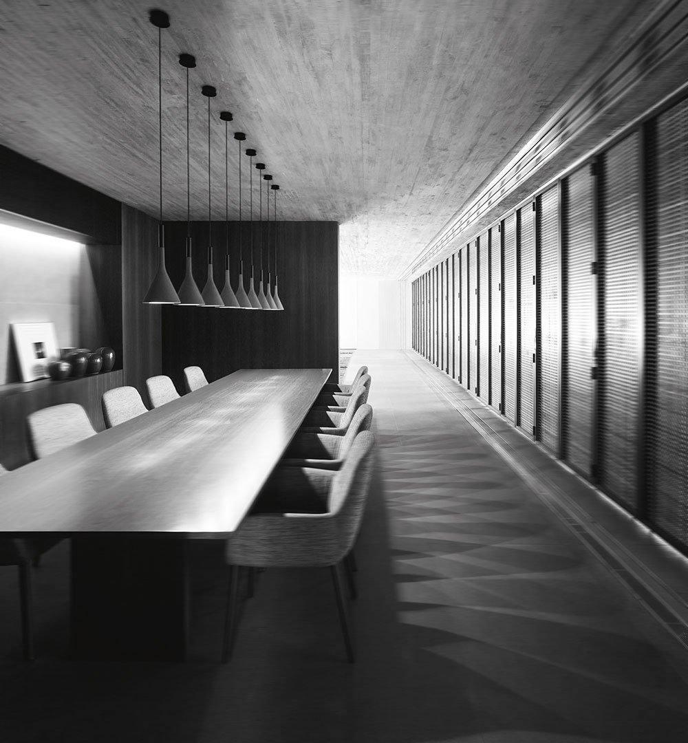 Conical Concrete Pendant Light - Blowlighting