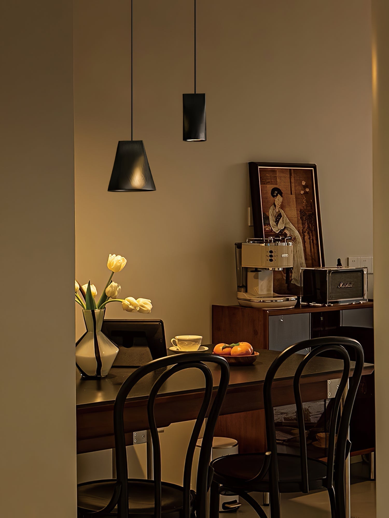 Vetra Rustikale Holz-Pendelleuchte-Letslighting