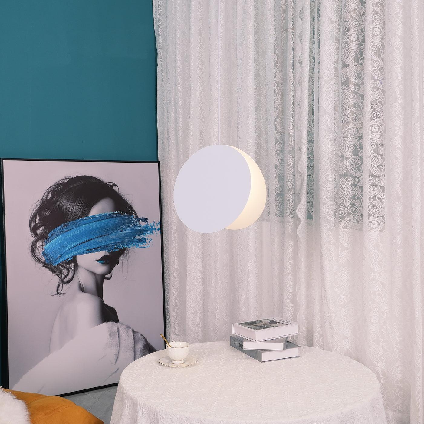 Valentina Runde Pendelleuchte, Metall, 6 Farben, Wohnzimmer/Schlafzimmer