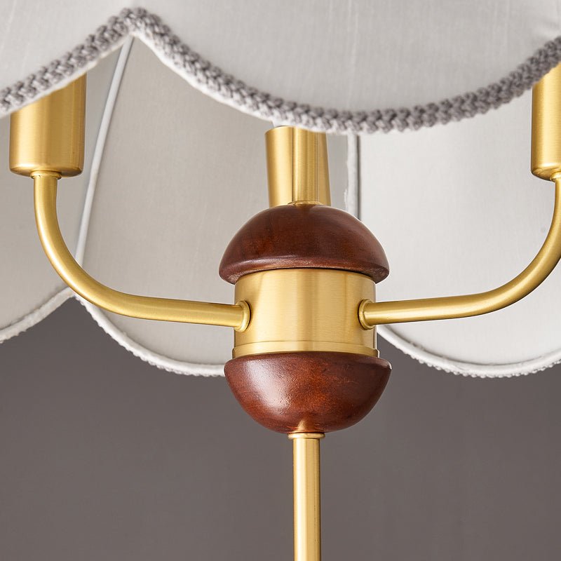 Varaeia Traditionelle Pendelleuchte aus Stoff und Holz-Letslighting
