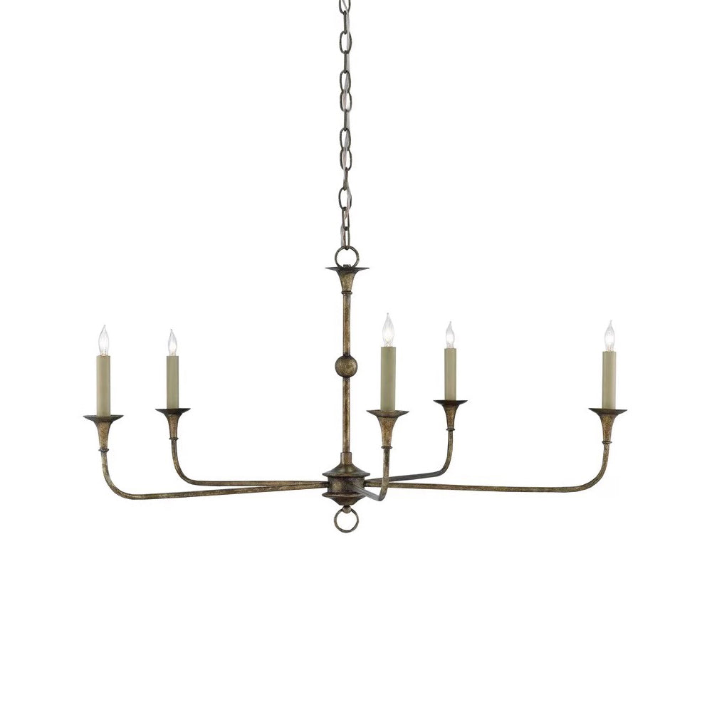 Unity Vintage Mid-Century Bronze Kronleuchter-Letslighting
