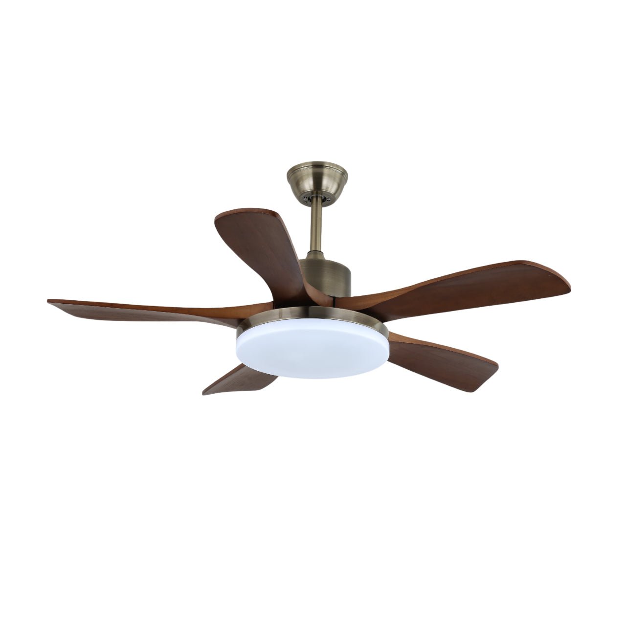 Aurelia Holz-Deckenventilator mit Beleuchtung
