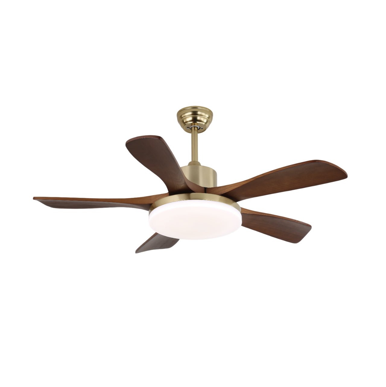 Aurelia Holz-Deckenventilator mit Beleuchtung