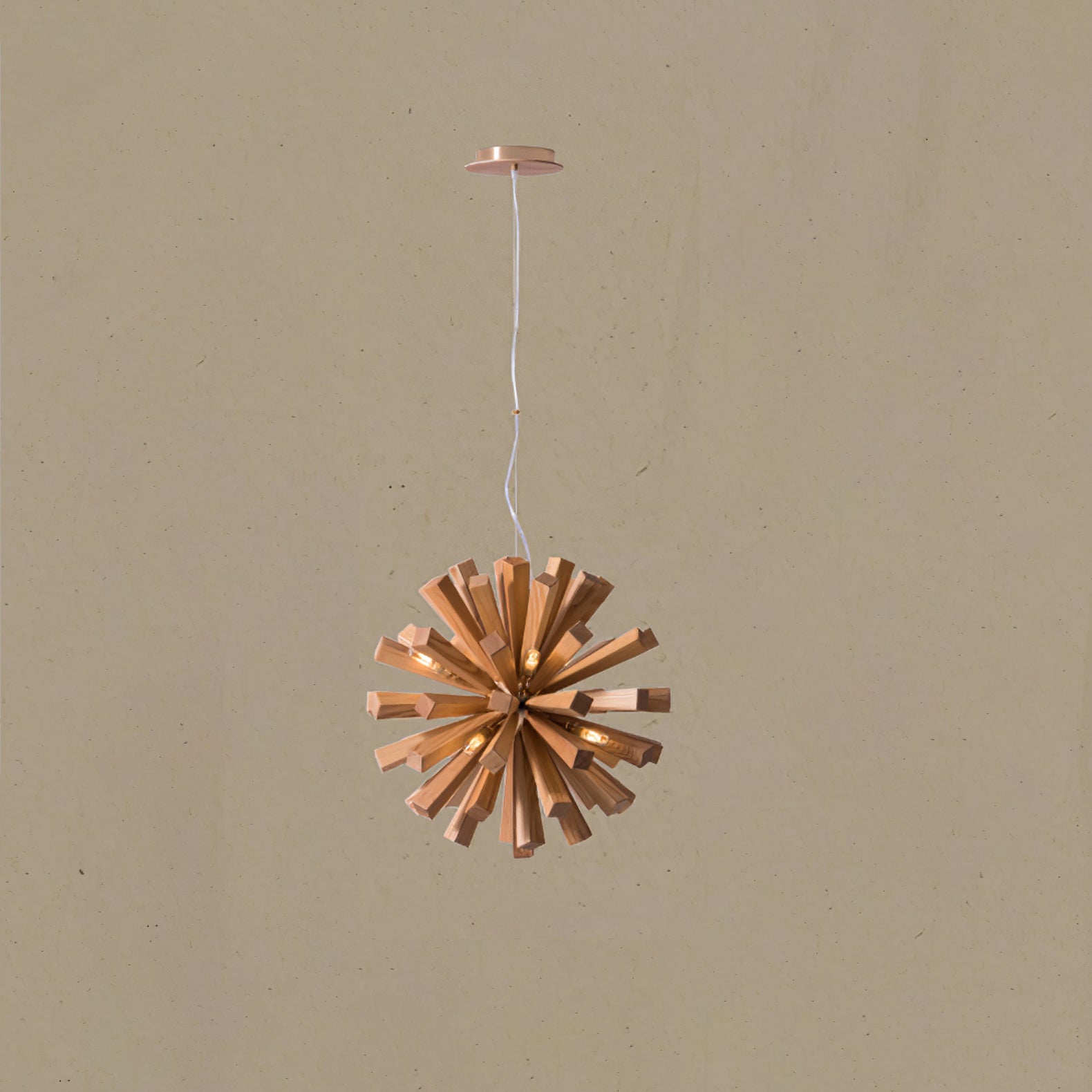 Nova Premium Nordic Art Holzstrahl Kronleuchter-Letslighting