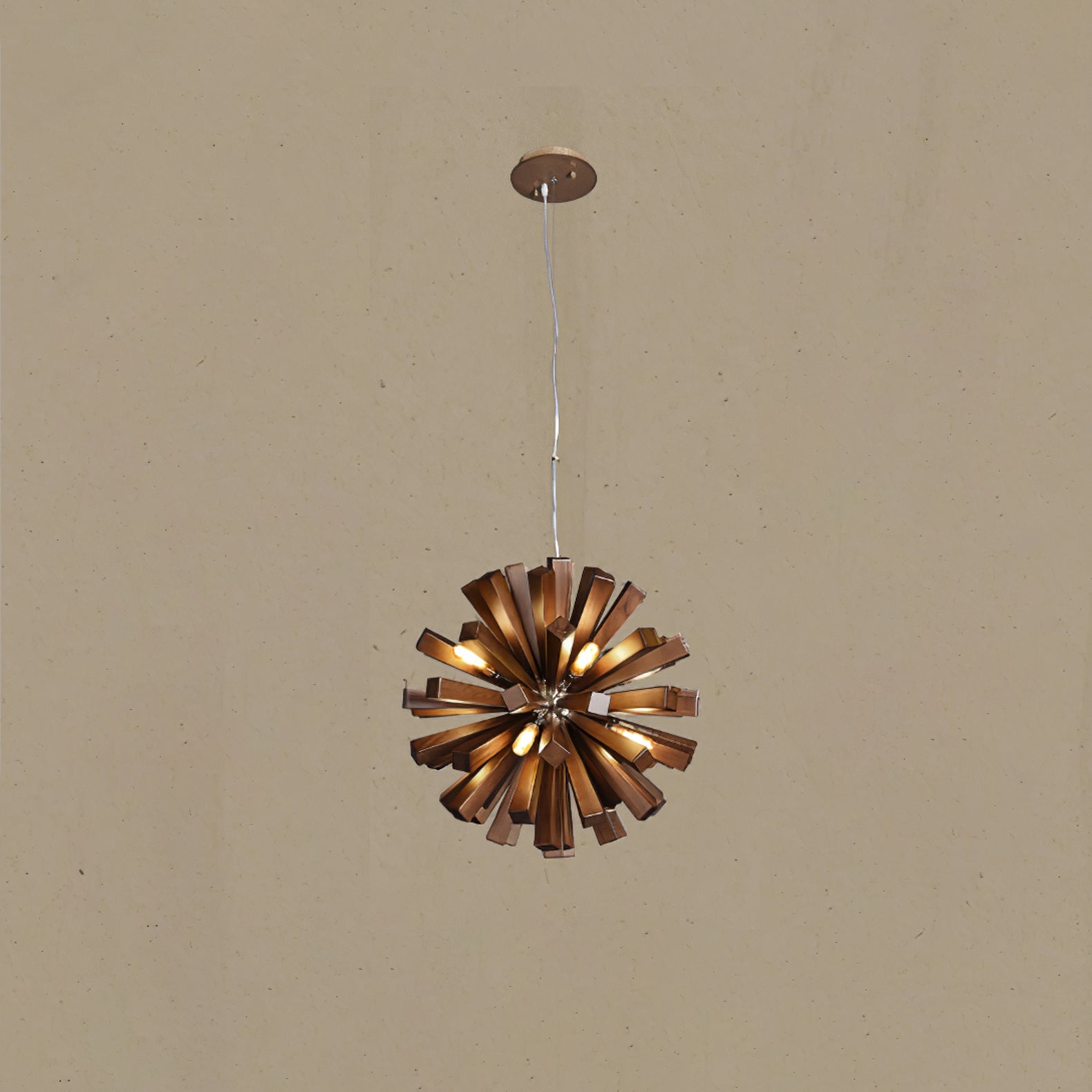 Nova Premium Nordic Art Holzstrahl Kronleuchter-Letslighting