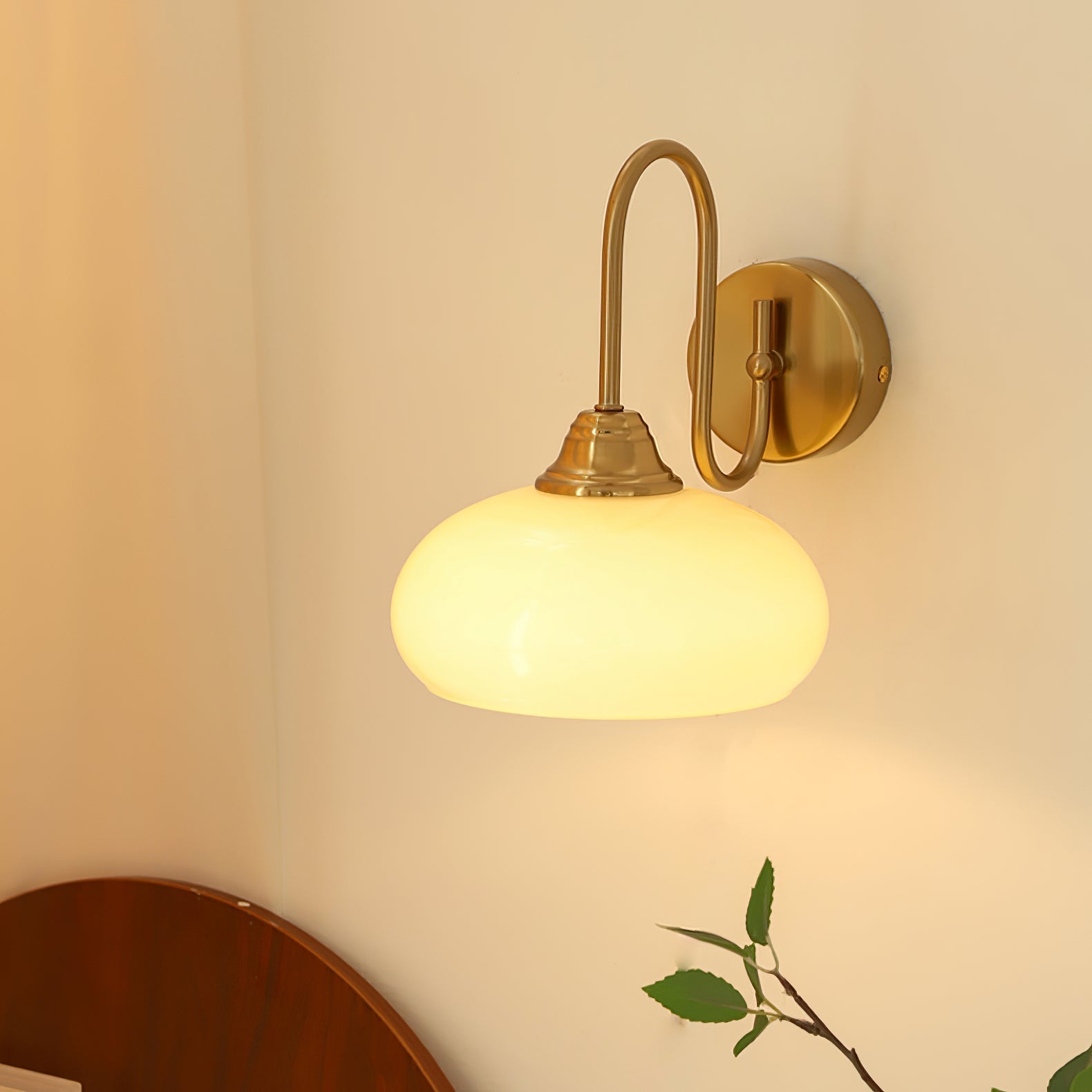 Ophaan Moderne Glaswandleuchte-Letslighting