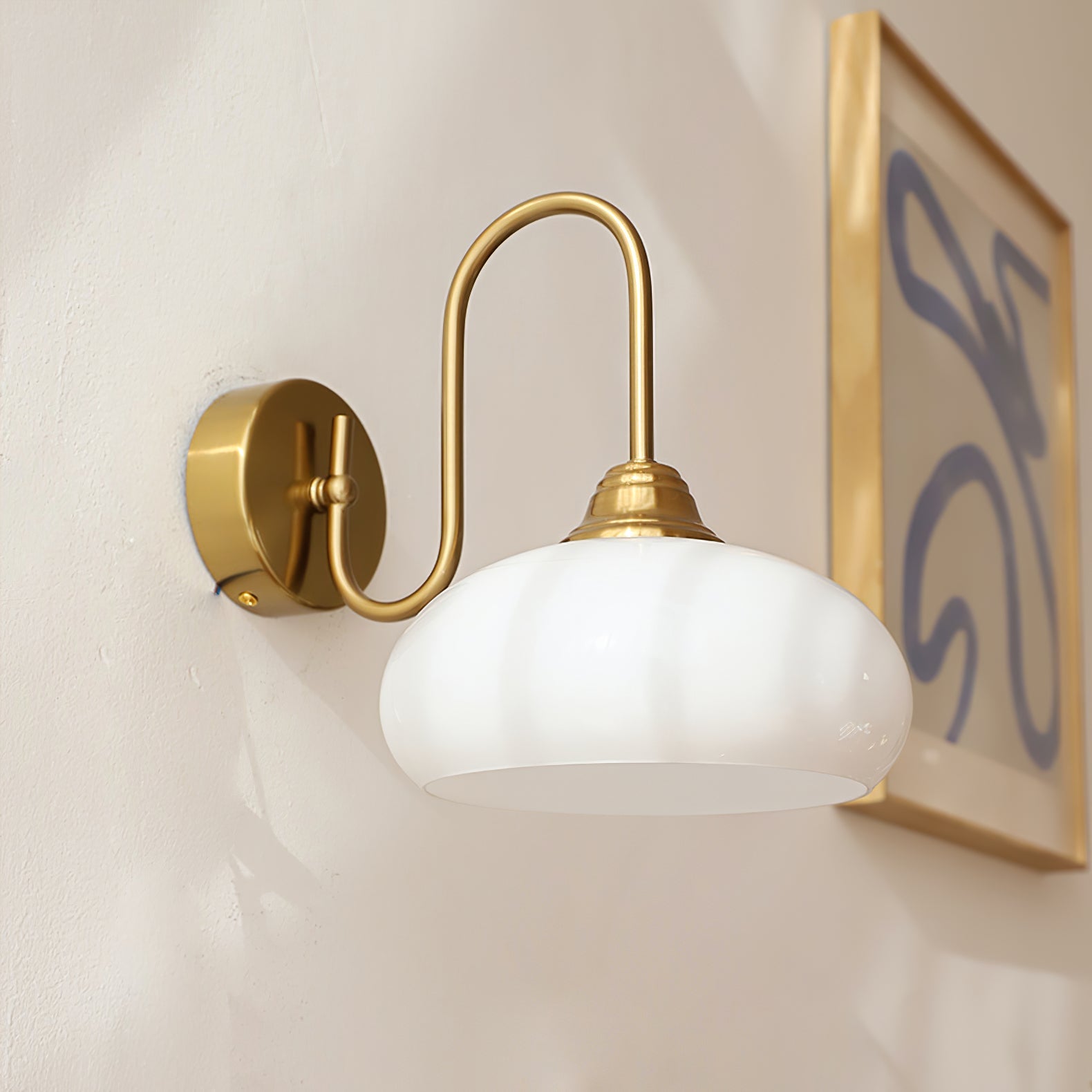 Ophaan Moderne Glaswandleuchte-Letslighting