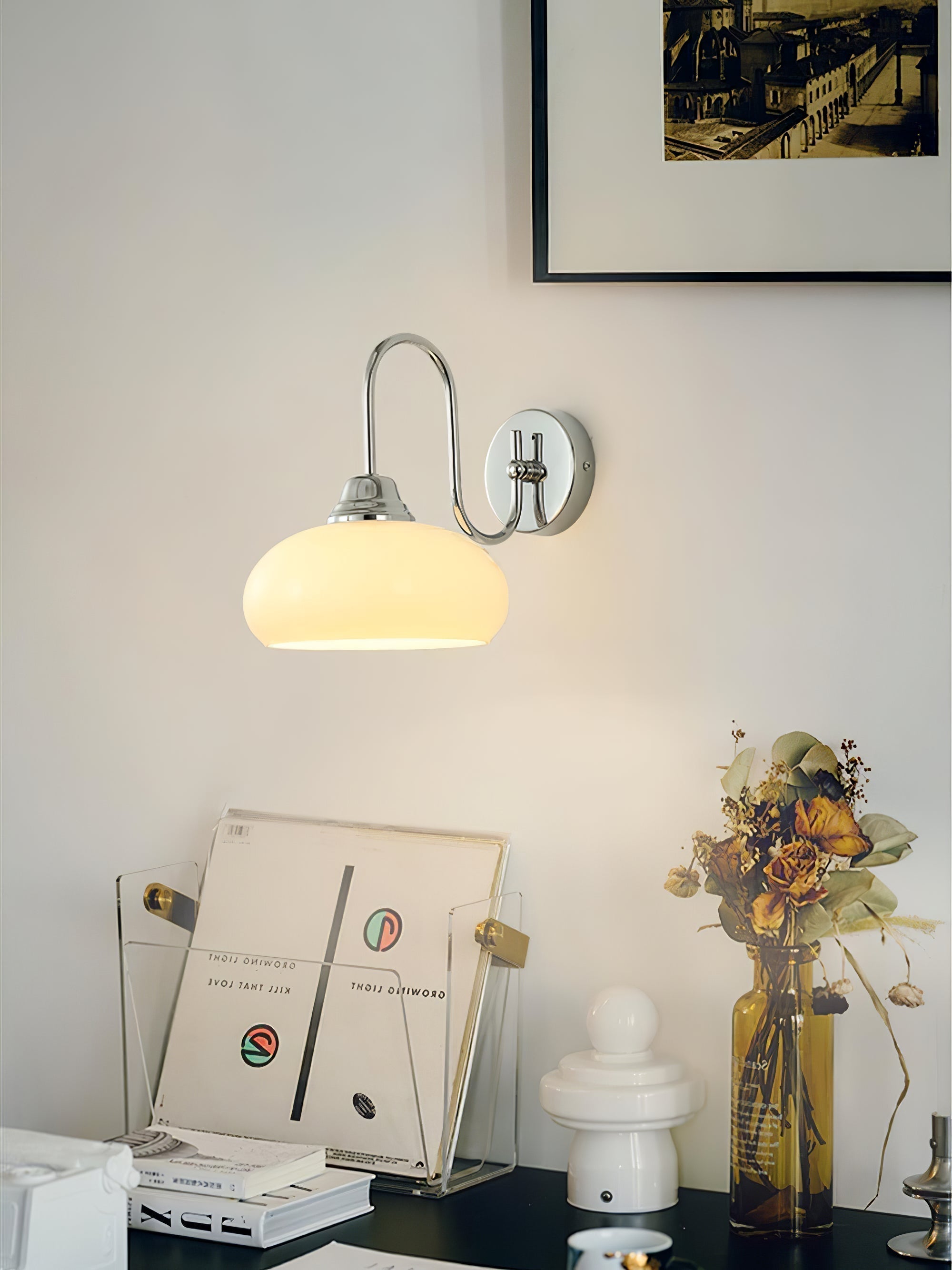 Ophaan Moderne Glaswandleuchte-Letslighting