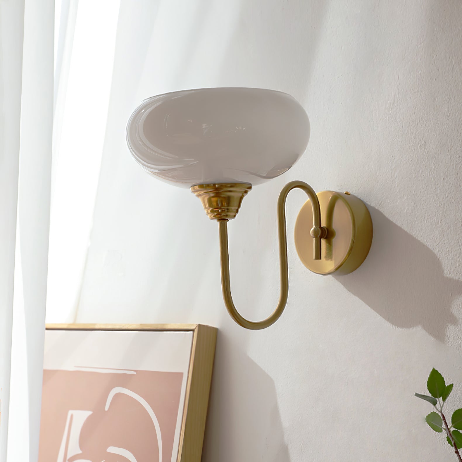 Ophaan Moderne Glaswandleuchte-Letslighting