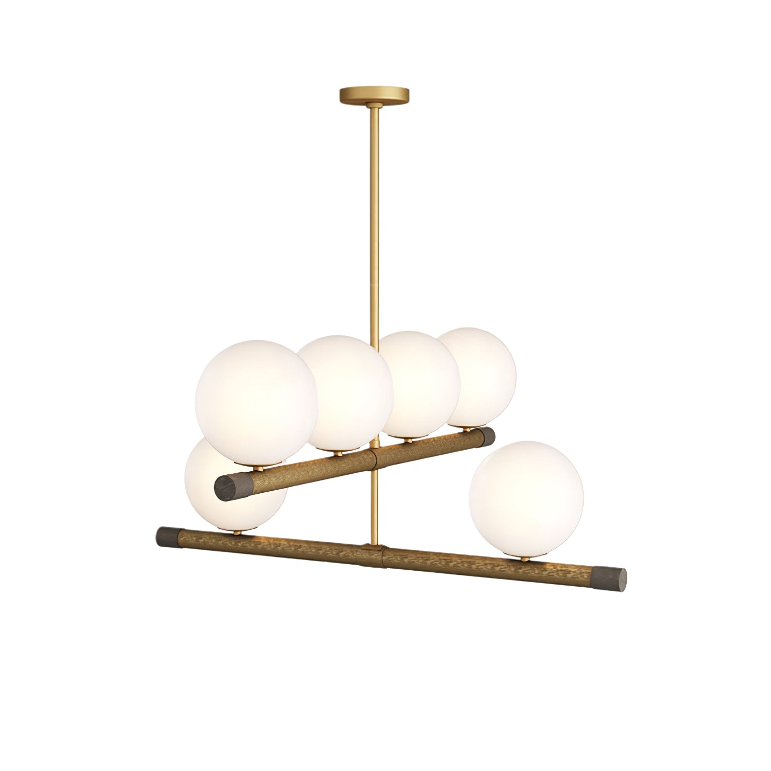 Riley Moderner Glas-Kronleuchter-Letslighting