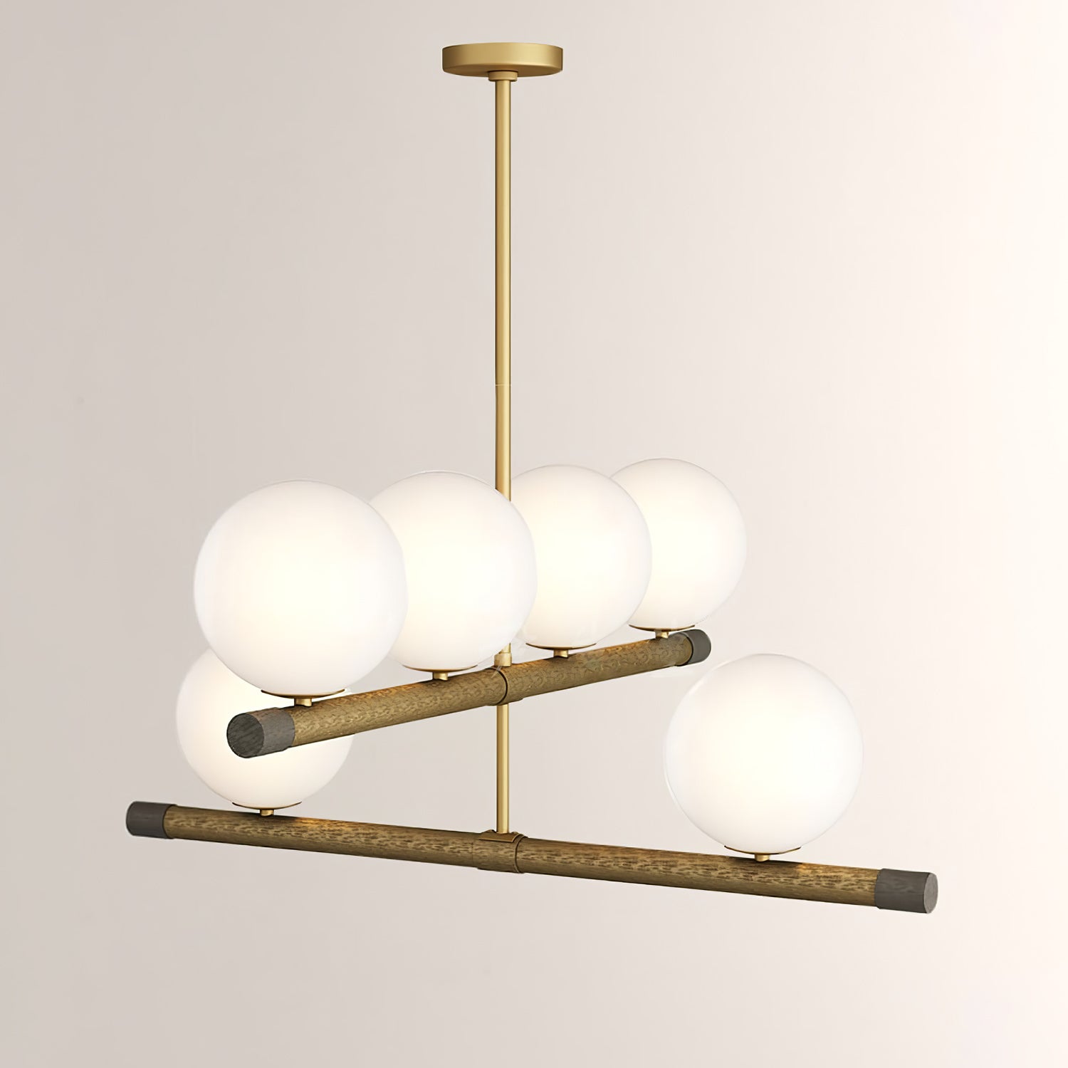 Riley Moderner Glas-Kronleuchter-Letslighting
