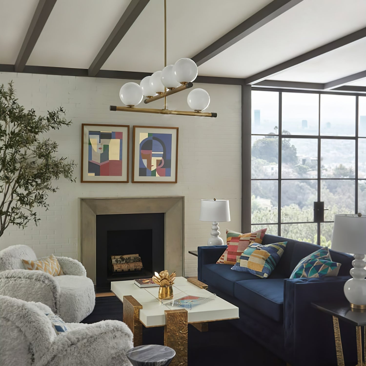 Riley Moderner Glas-Kronleuchter-Letslighting