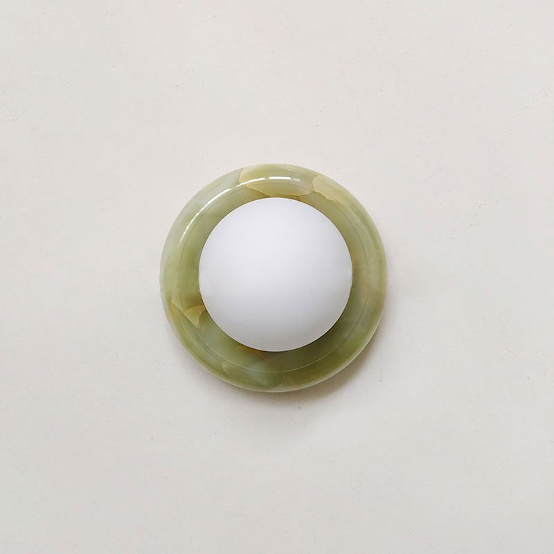 Cemaros Jade Glas Wandleuchte-Letslighting