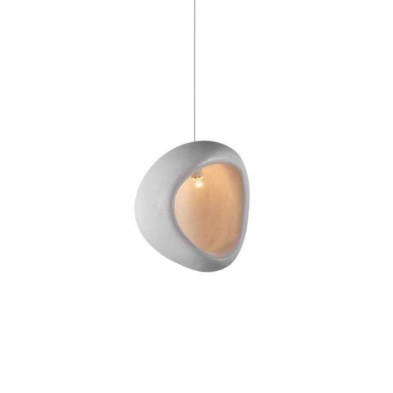 Solara Wabi-Sabi Pendelleuchte Gips Organische Hohlform Träne-Letslighting
