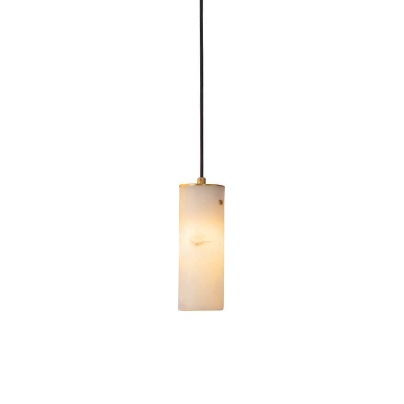 Lyvina Modern Minimalist Vertical Alabaster Pendant Light - Letslighting