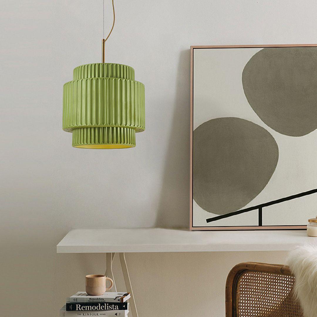 Aurelia Moderne Pendelleuchte aus Kunstharz-Letslighting